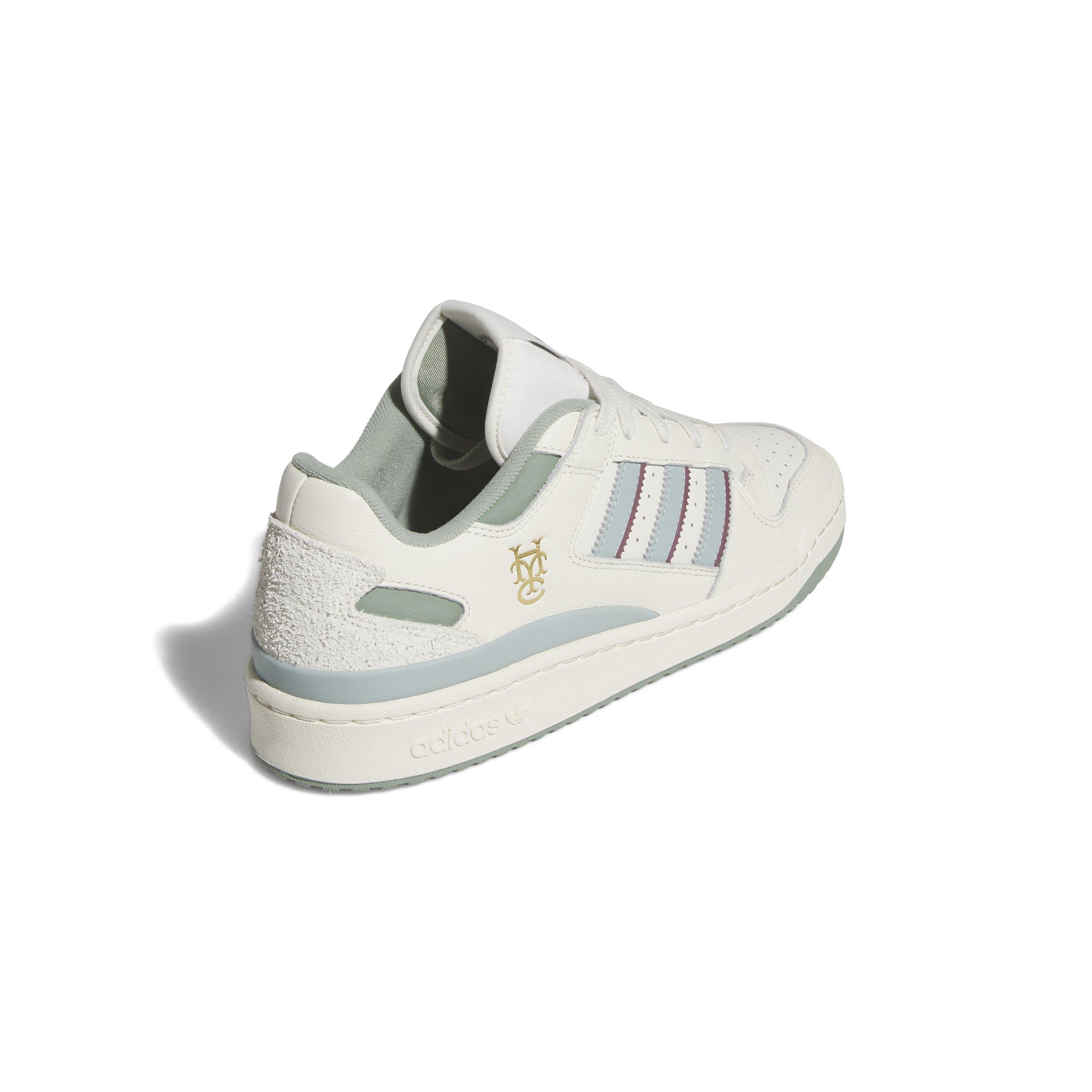 adidas Hoop and York City Forum Low "Off White/Silver Green" Men's Shoe - OFF WHITE/GREEN Thumbnail View 4