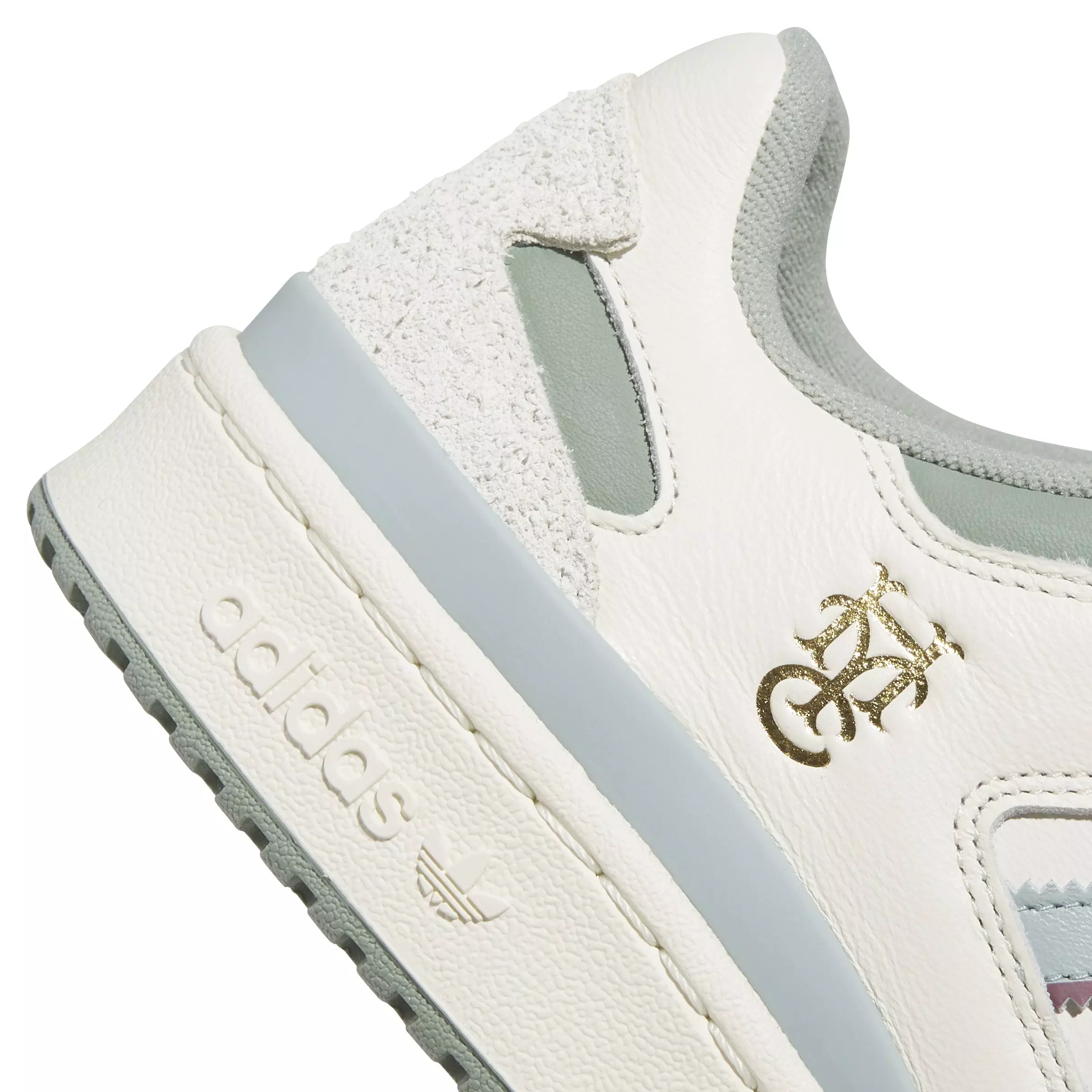 adidas Hoop and York City Forum Low "Off White/Silver Green" Men's Shoe - OFF WHITE/GREEN