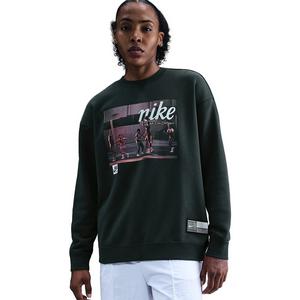 Nike Women's Club Fleece Loose Crew -Seaweed Green