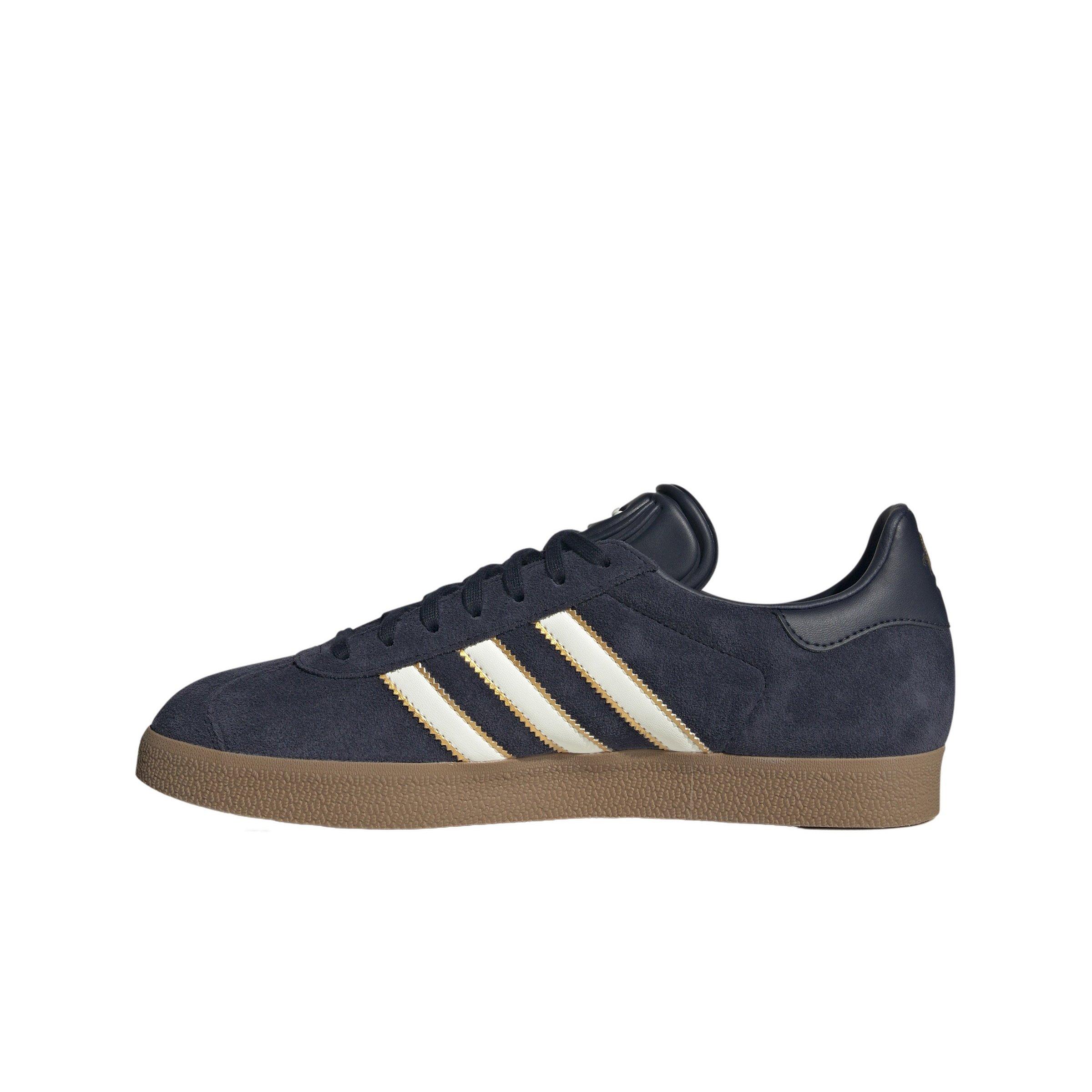 adidas Originals Gazelle Juventus Terrace Icons "Legend Ink/Off White/Dark Gold" Men's Shoe - INK/OFF WHITE/DK GOLD Thumbnail View 2