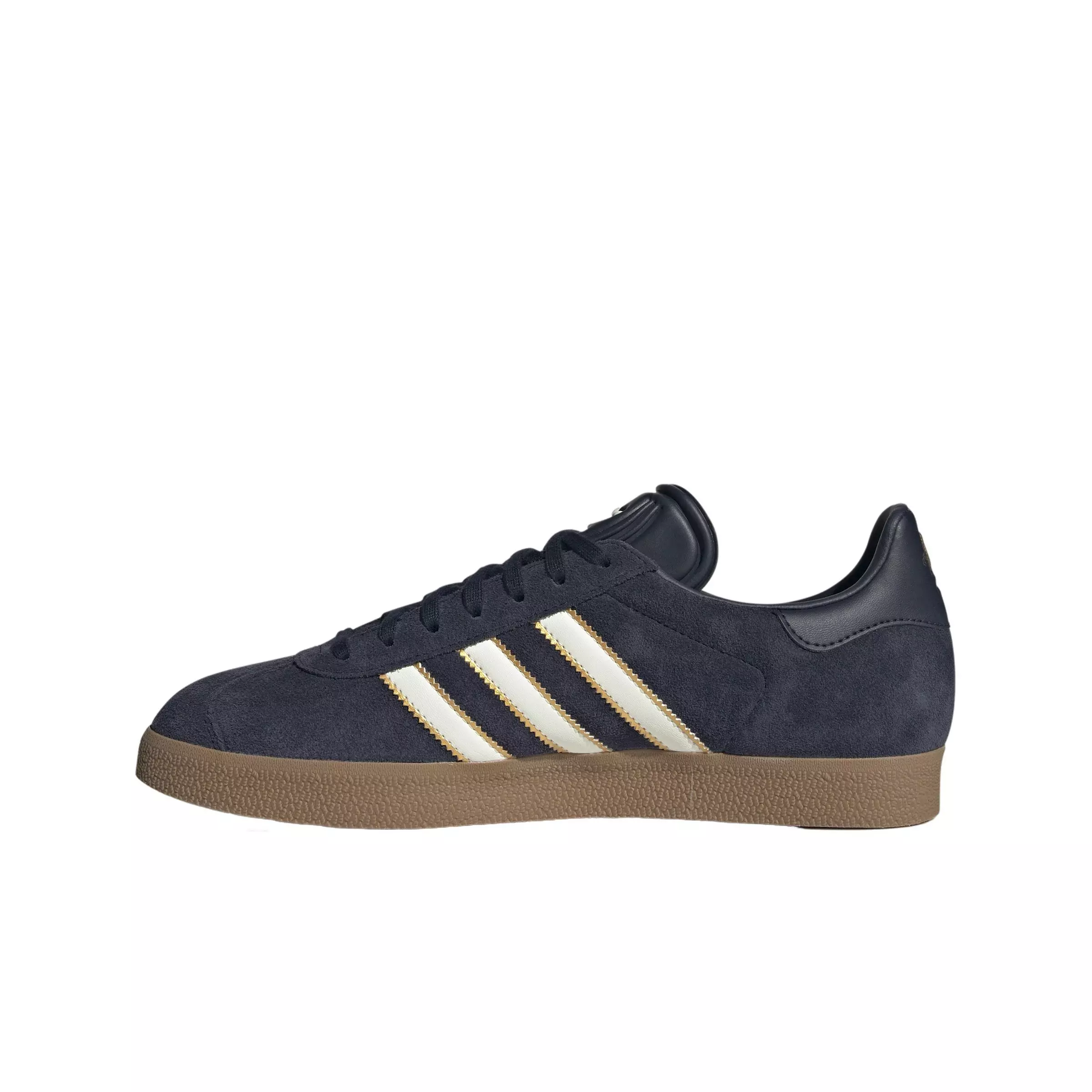 adidas Originals Gazelle Juventus Terrace Icons "Legend Ink/Off White/Dark Gold" Men's Shoe - INK/OFF WHITE/DK GOLD