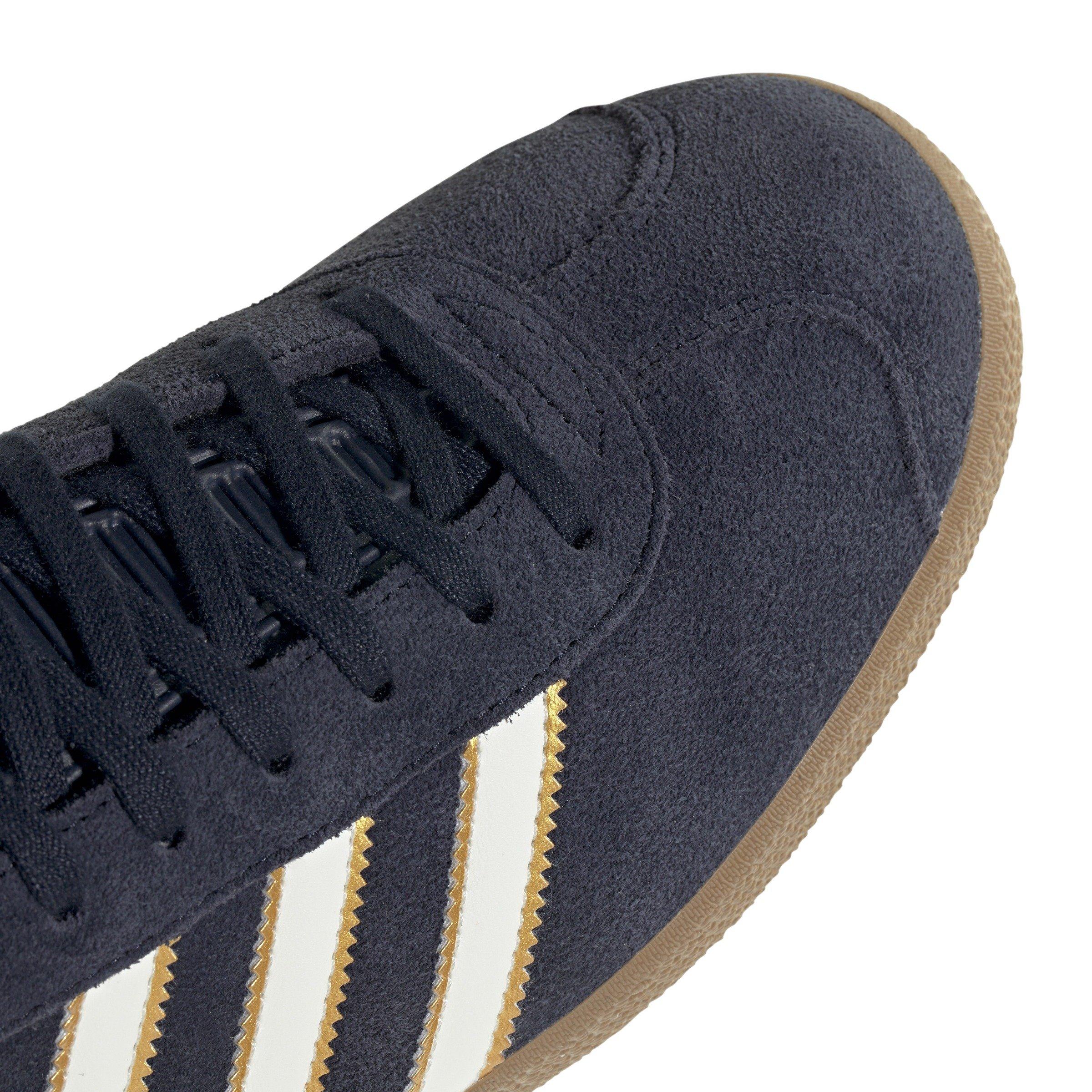 adidas Originals Gazelle Juventus Terrace Icons "Legend Ink/Off White/Dark Gold" Men's Shoe - INK/OFF WHITE/DK GOLD Thumbnail View 5