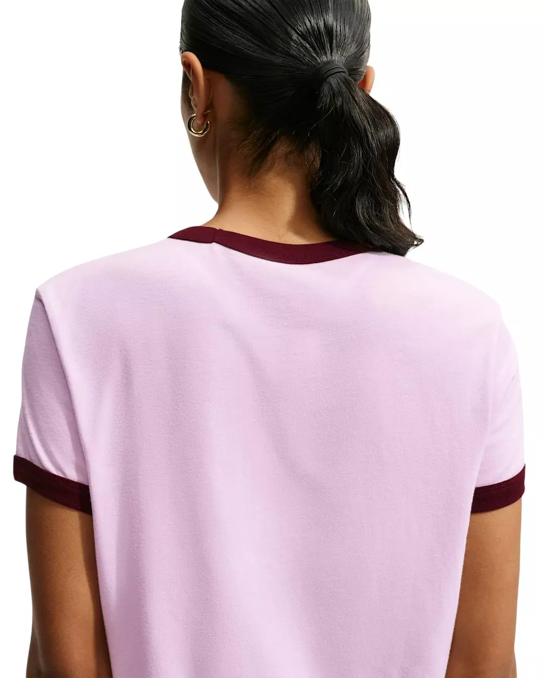 Nike Women's Sportswear Ringer T-Shirt - Lilac - LILAC