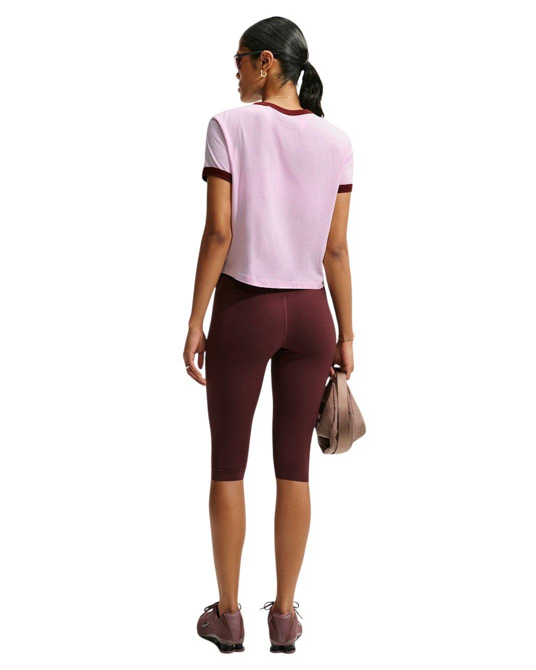 Nike Women's Sportswear Ringer T-Shirt - Lilac - LILAC