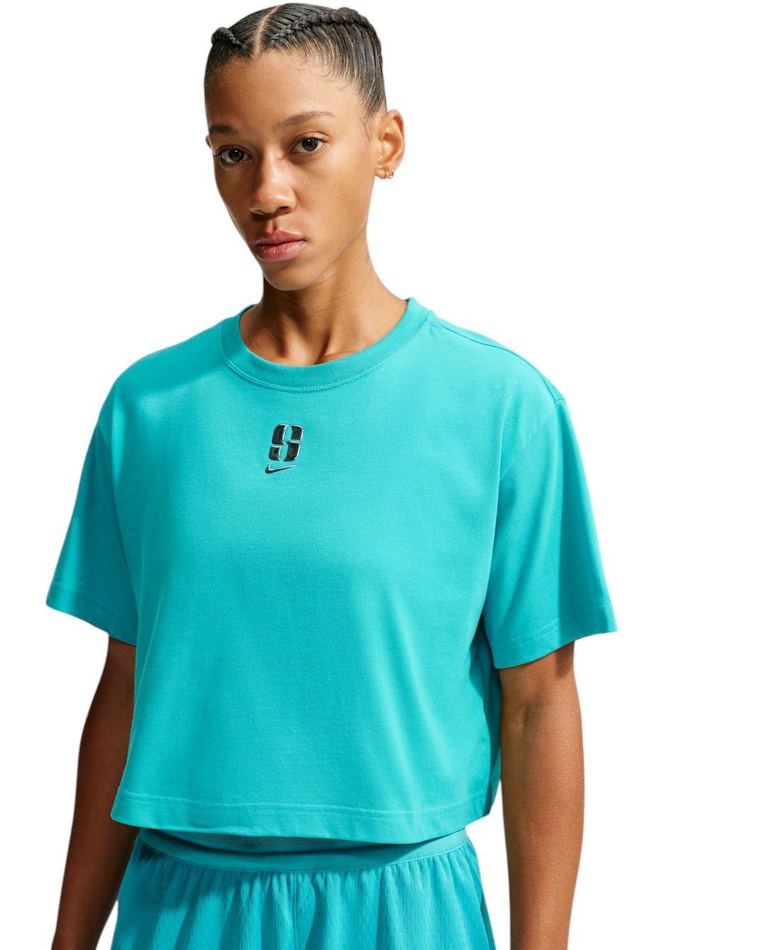 Nike Adults' Sabrina Dri-FIT T-Shirt - Dusty Cactus - DUSTY CACTUS