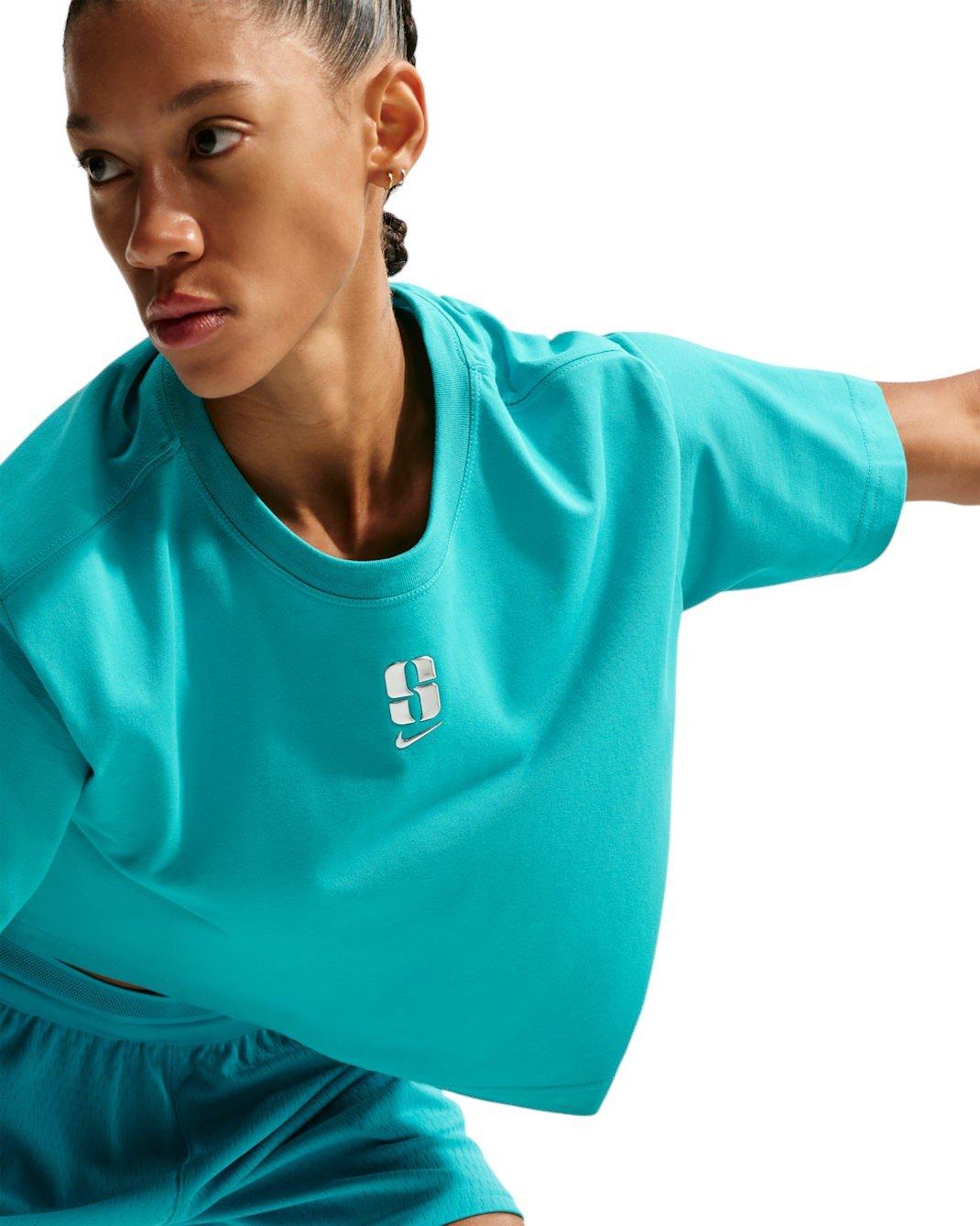 Nike Adults' Sabrina Dri-FIT T-Shirt - Dusty Cactus - DUSTY CACTUS