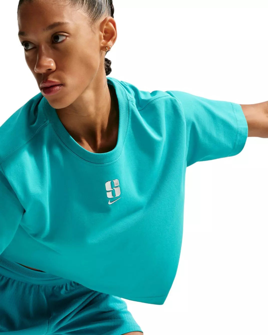 Nike Adults' Sabrina Dri-FIT T-Shirt - Dusty Cactus - DUSTY CACTUS