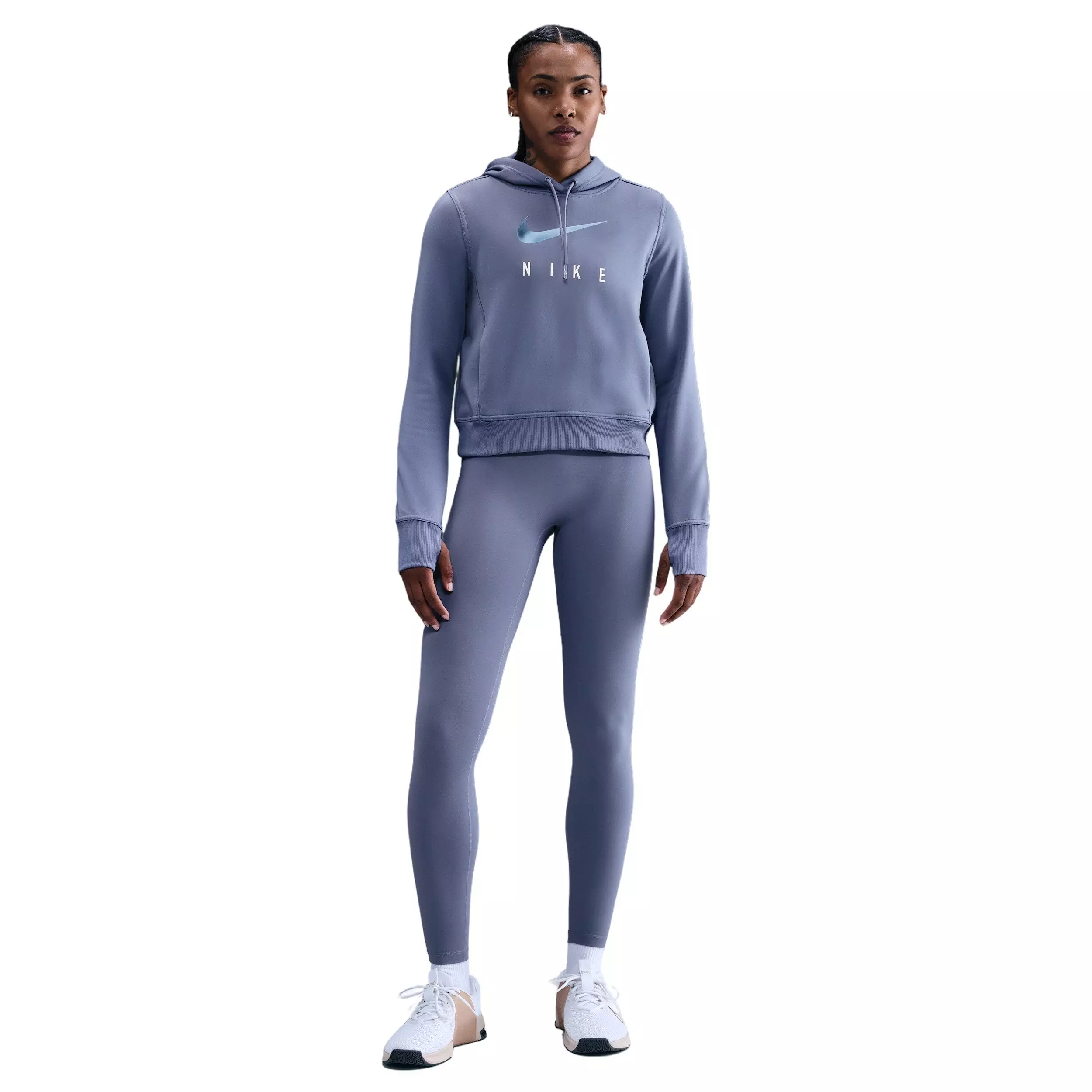 Nike Women's One Therma-FIT Hoodie - Indigo - INDIGO