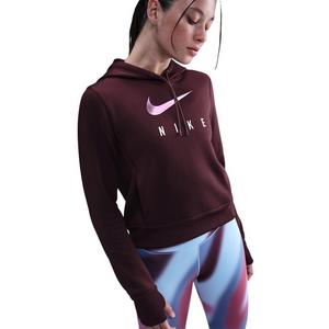 Nike Women's One Therma-FIT BLR Hoodie -Burgundy
