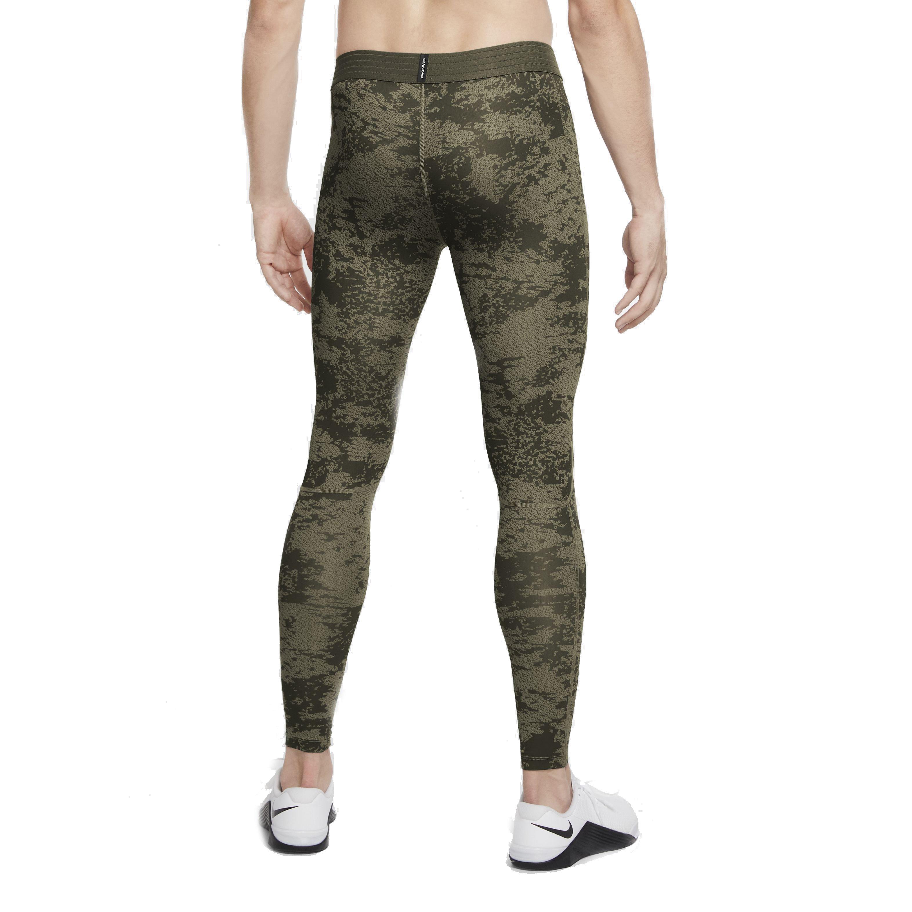 nike camo tights mens