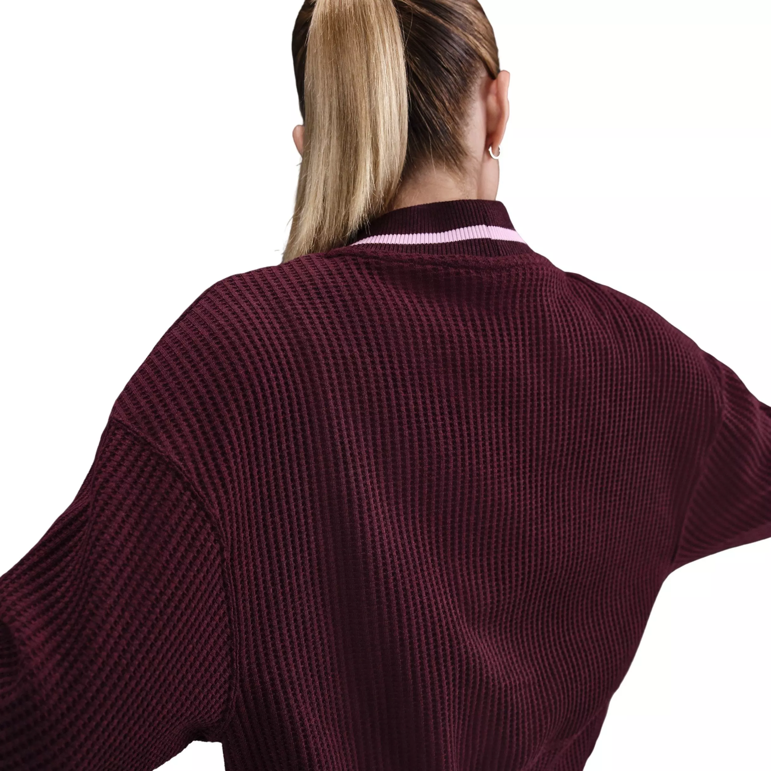 Nike Women's Sportswear Vest  - Burgundy - BURGUNDY