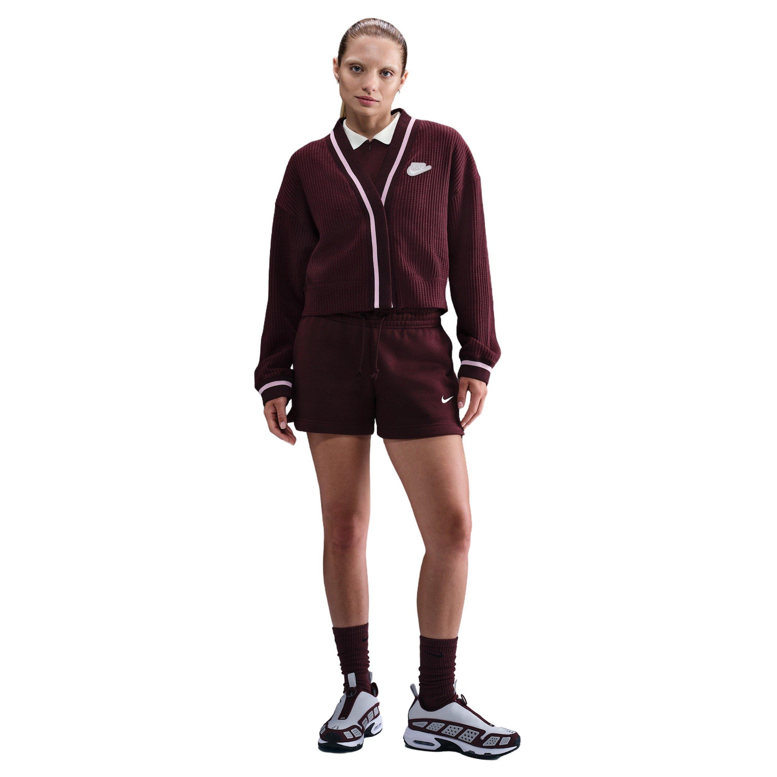 Nike Women's Sportswear Vest  - Burgundy - BURGUNDY Thumbnail View 4