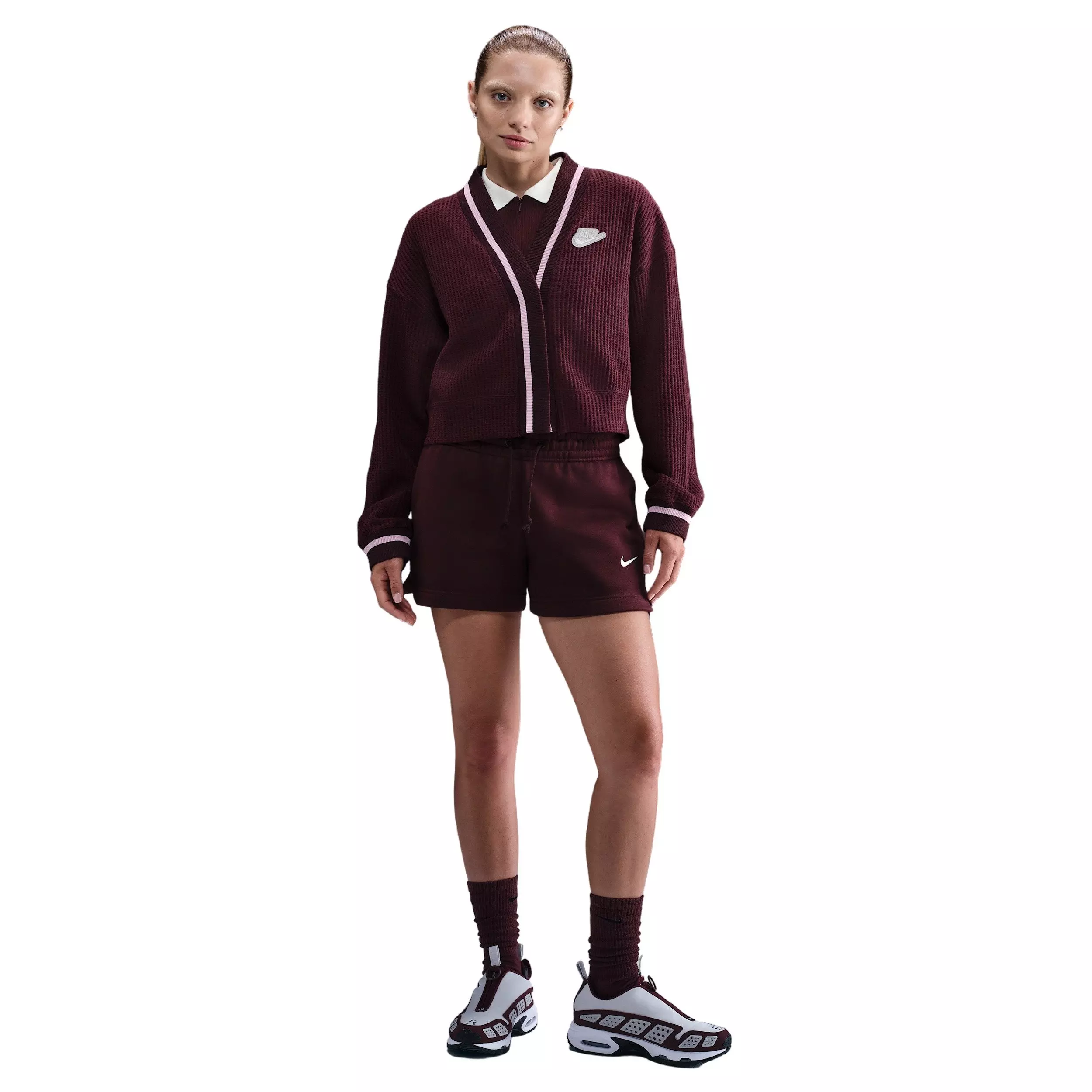 Nike Women's Sportswear Vest -Burgundy - BURGUNDY