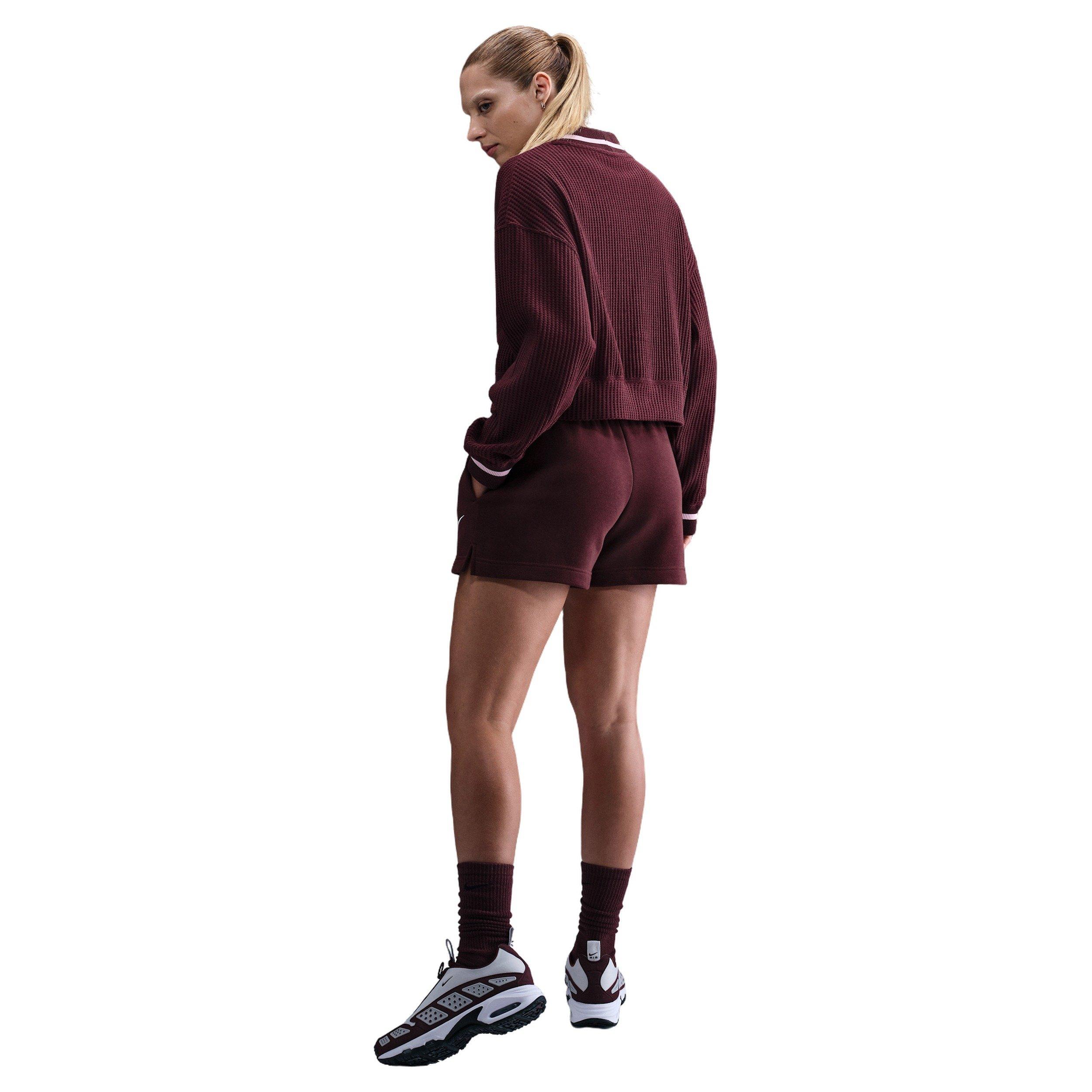 Nike Women's Sportswear Vest -Burgundy - BURGUNDY Thumbnail View 5