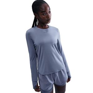 Nike One Women's Classic Dri-FIT Long-Sleeve Top -Indigo