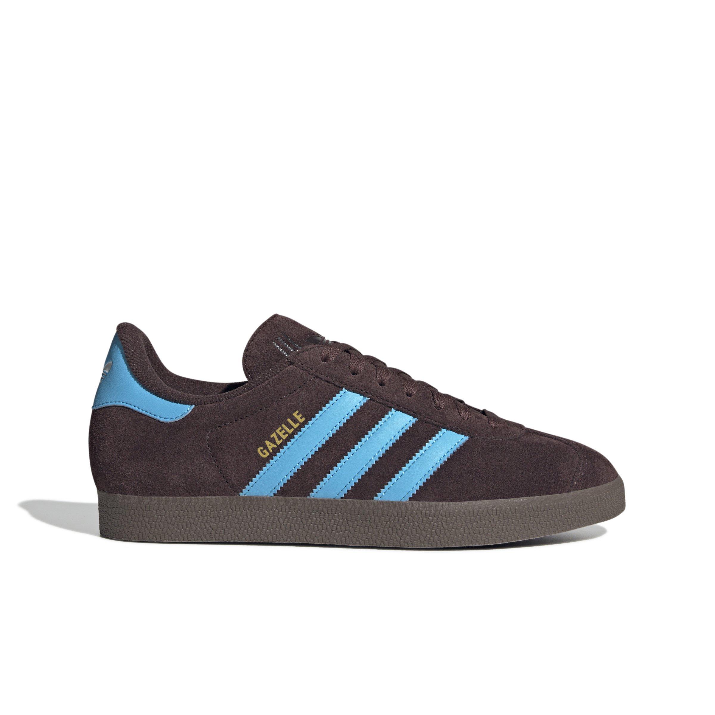 adidas Originals Gazelle "Shadow Brown/Sky Rush/Ftwr White" Men's Shoe - BROWN/SKY/WHITE Thumbnail View 1