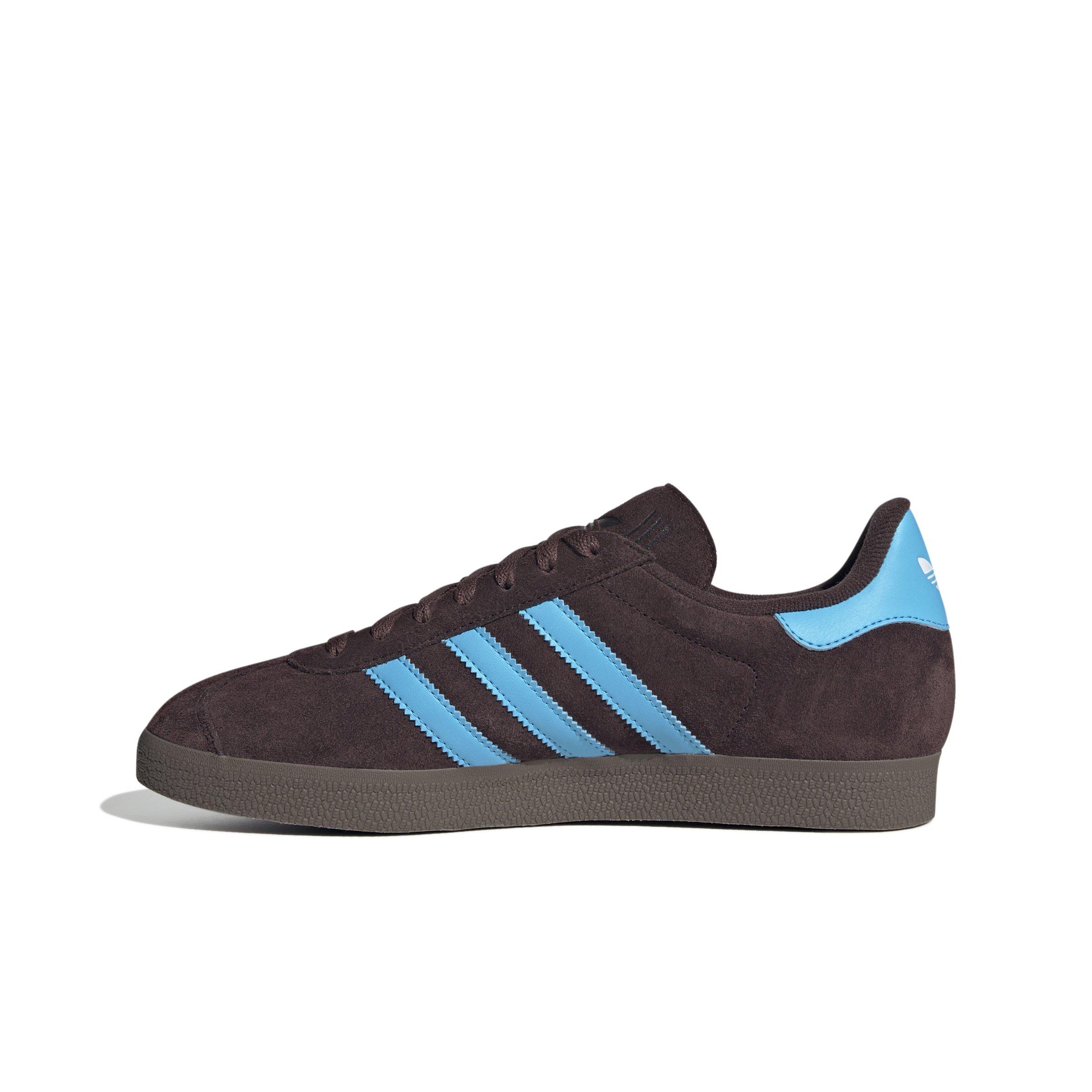 adidas Originals Gazelle "Shadow Brown/Sky Rush/Ftwr White" Men's Shoe - BROWN/SKY/WHITE Thumbnail View 2