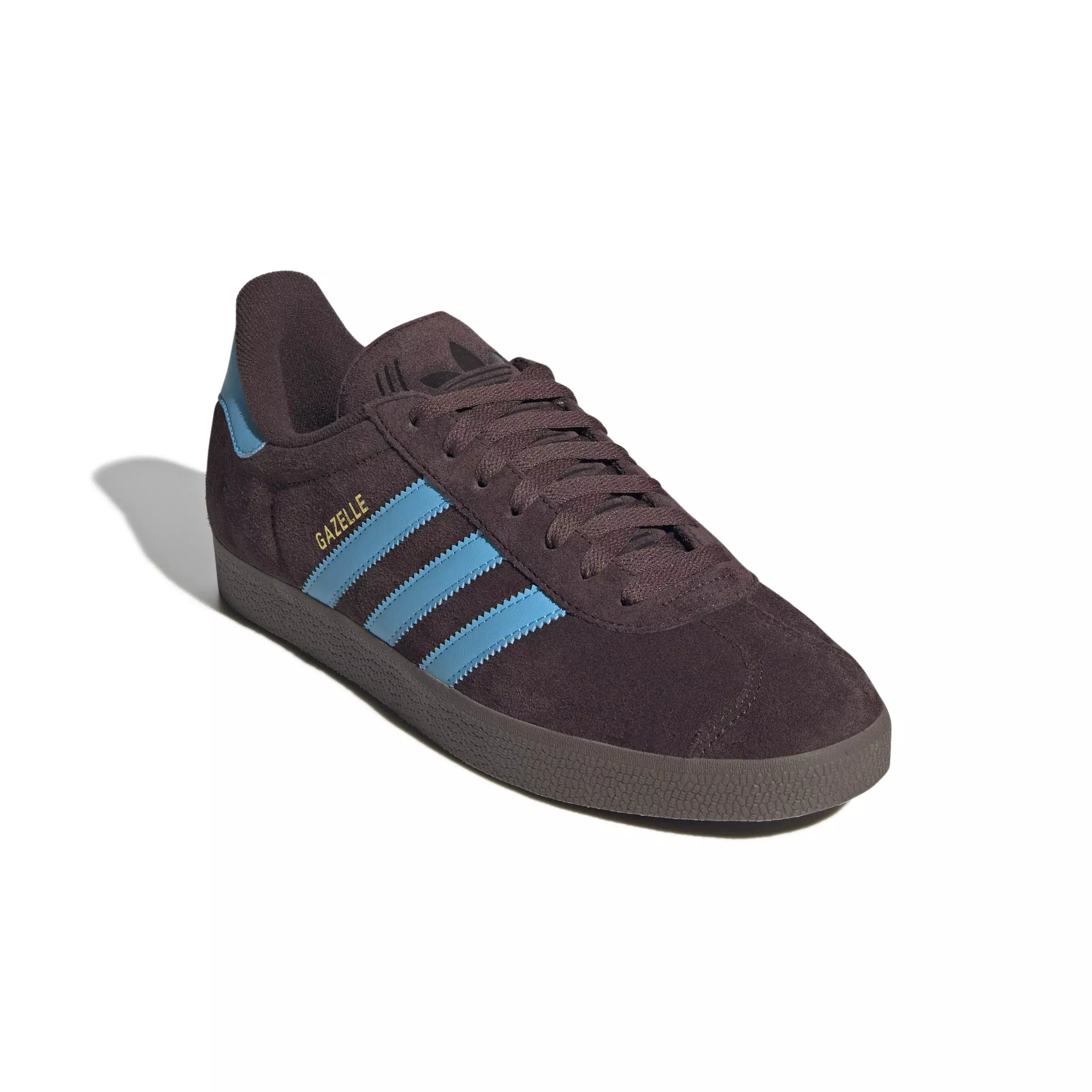 adidas Originals Gazelle "Shadow Brown/Sky Rush/Ftwr White" Men's Shoe - BROWN/SKY/WHITE