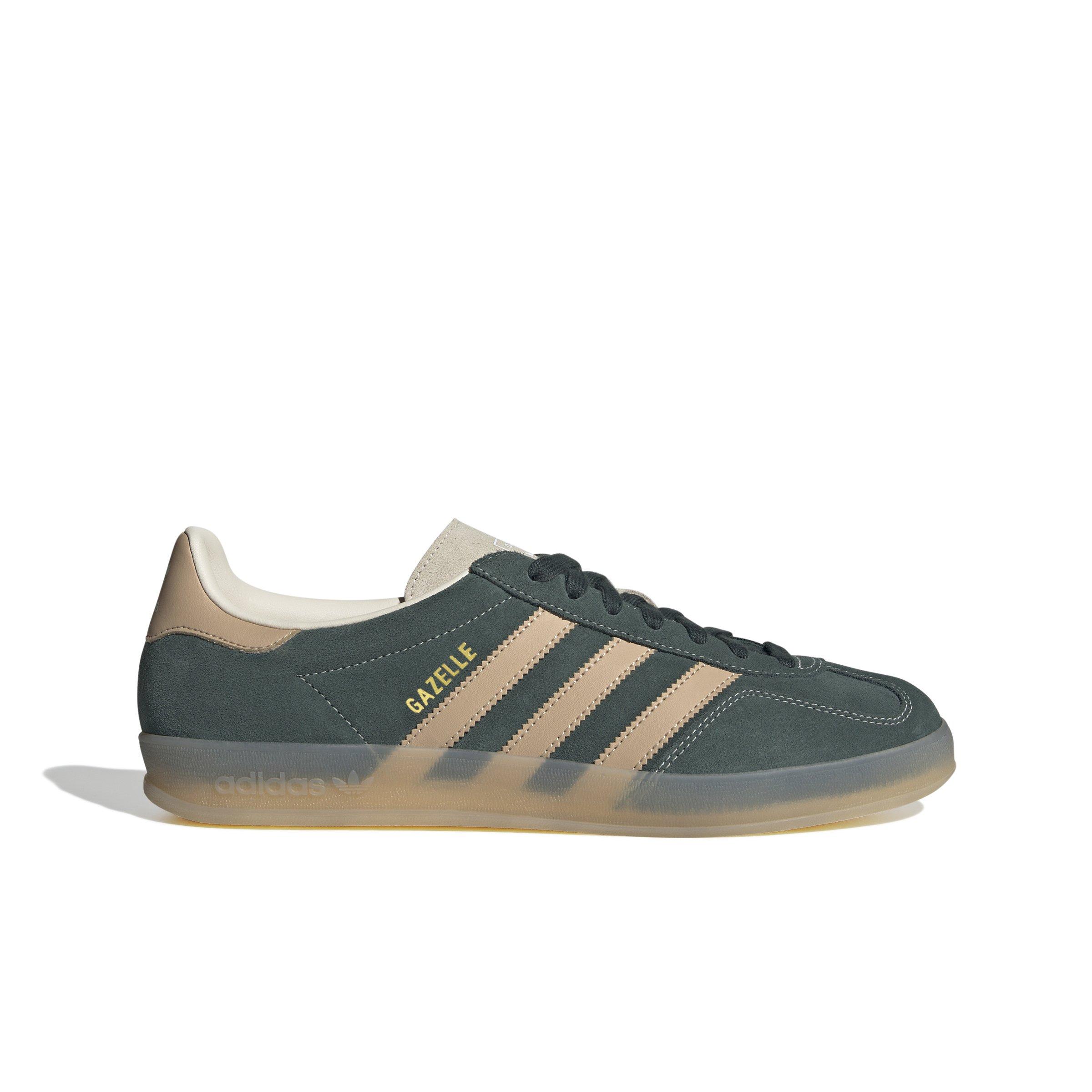 adidas Originals Gazelle "Shadow Green/Warm Sandstone/Wonder White" Men's Shoe - GREEN/SANDSTONE/WHITE Thumbnail View 1