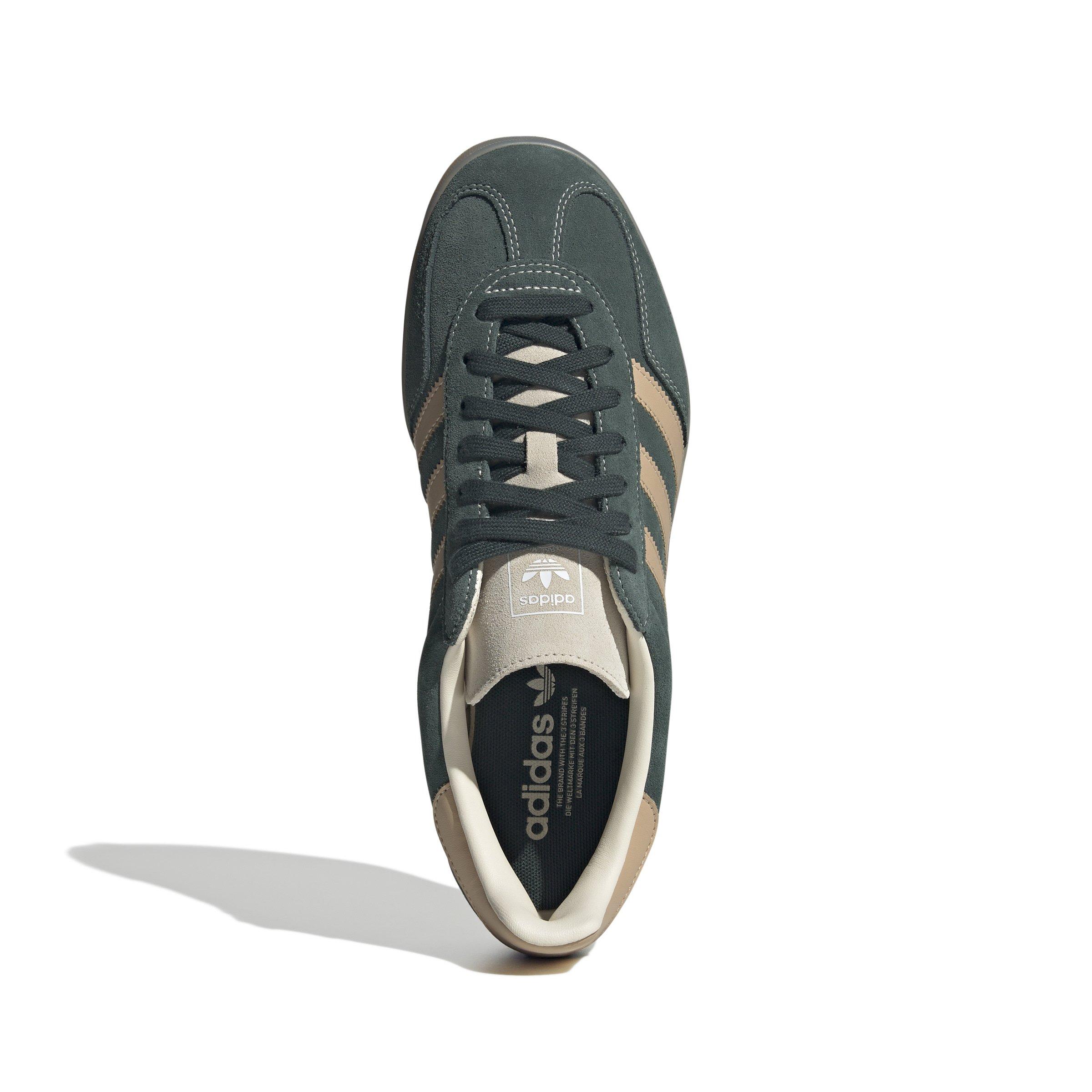 adidas Originals Gazelle "Shadow Green/Warm Sandstone/Wonder White" Men's Shoe - GREEN/SANDSTONE/WHITE Thumbnail View 4