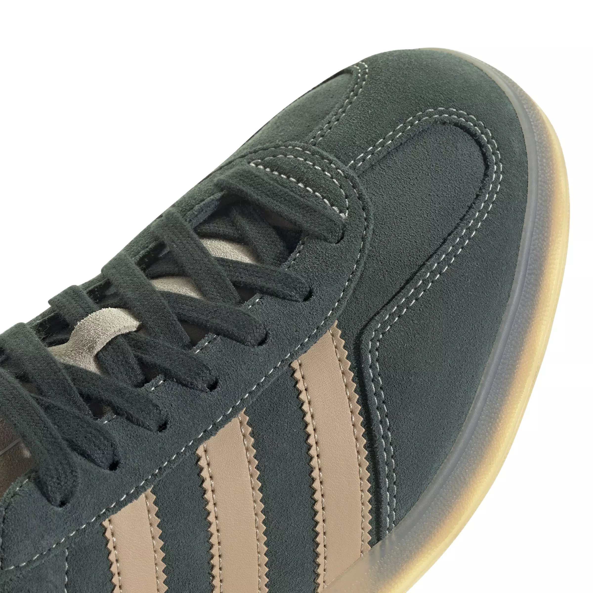 adidas Originals Gazelle "Shadow Green/Warm Sandstone/Wonder White" Men's Shoe - GREEN/SANDSTONE/WHITE