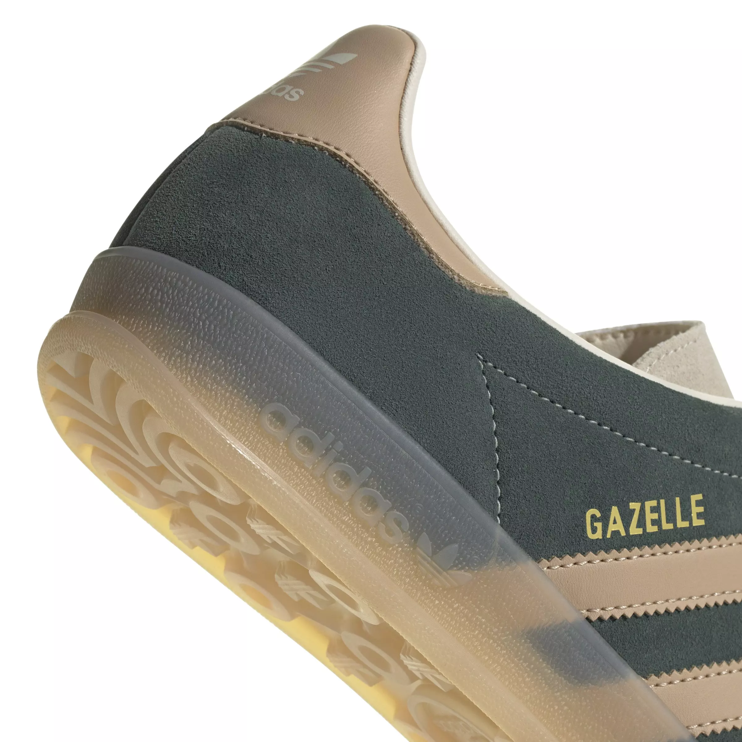 adidas Originals Gazelle "Shadow Green/Warm Sandstone/Wonder White" Men's Shoe - GREEN/SANDSTONE/WHITE