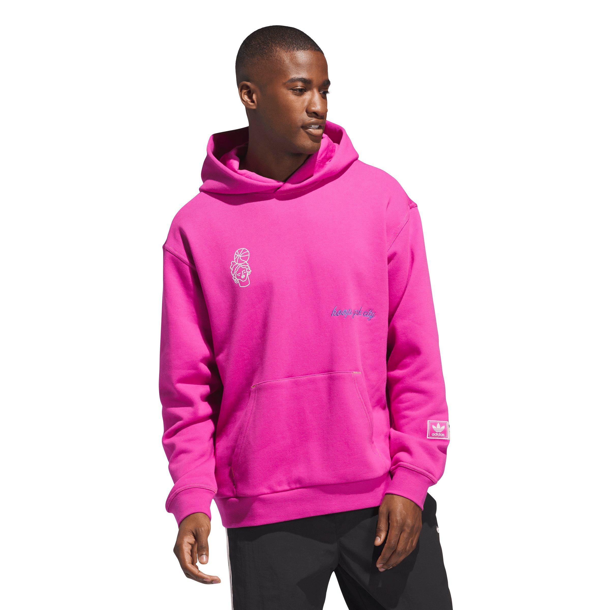 Adidas hot pink hoodie hotsell
