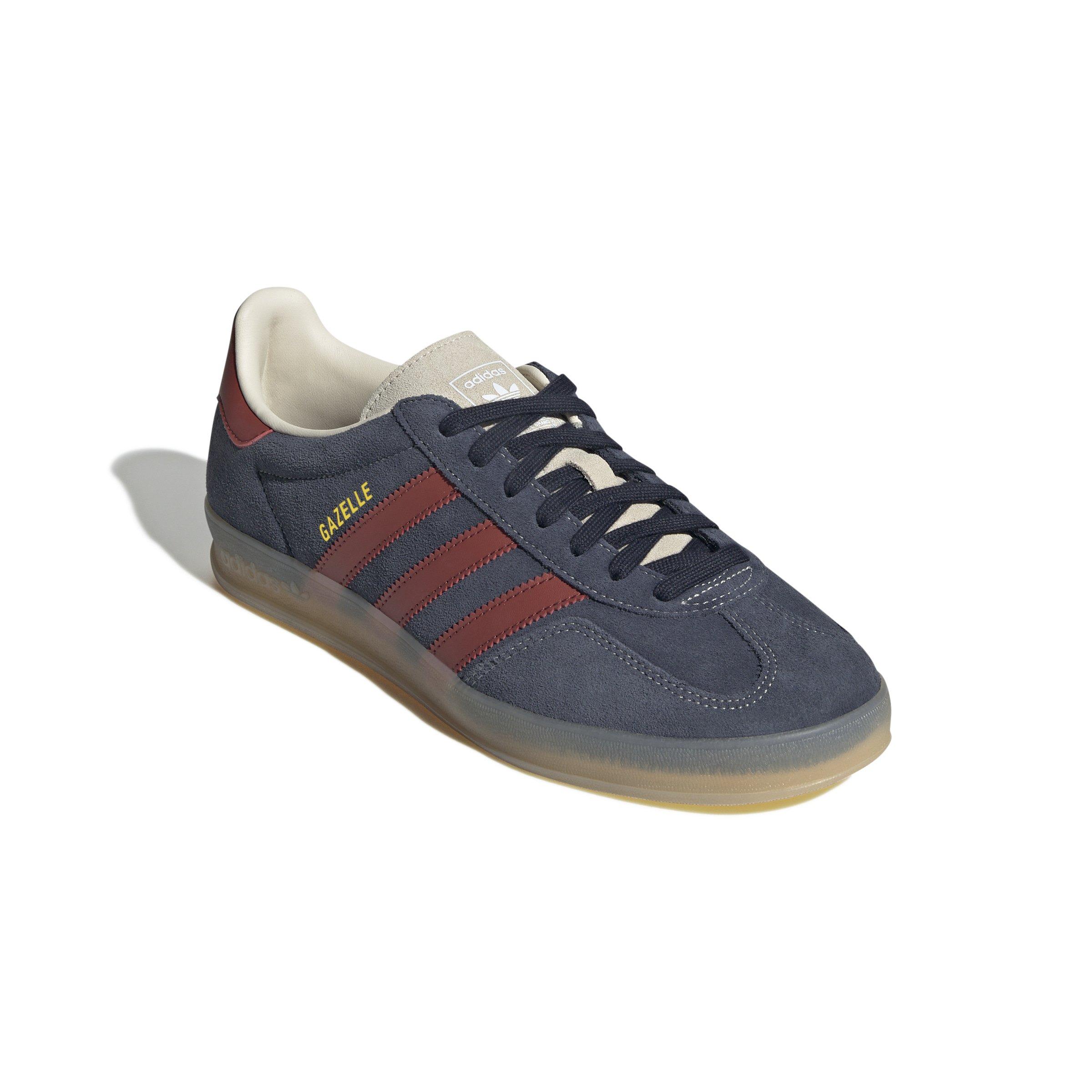 adidas Originals Gazelle "Legend Ink/Preloved Ruby/Wonder White" Men's Shoe - INK/RUBY/WHITE Thumbnail View 3