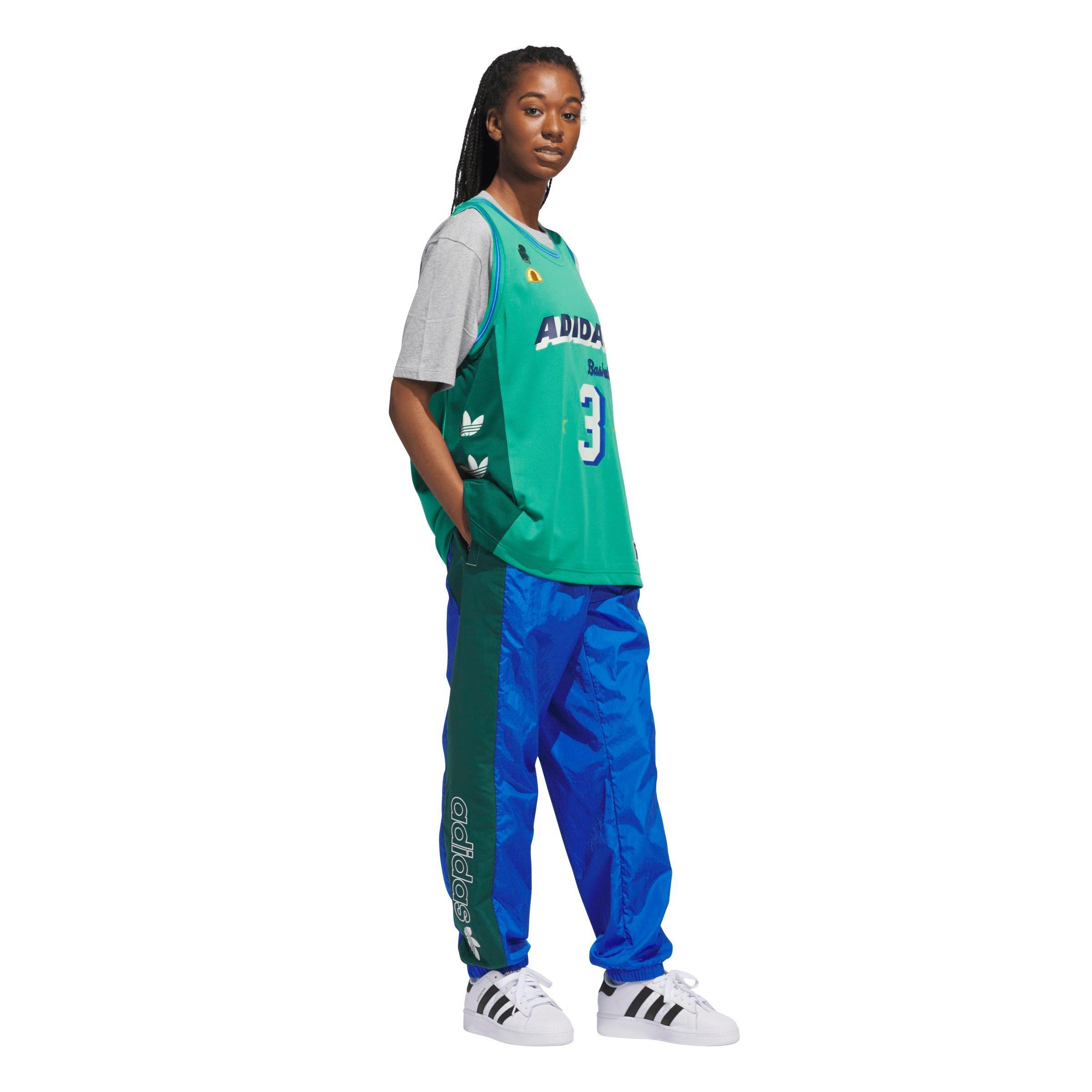 ☆Adidas☆Originals Hoop York City Jersey Green adidas Unisex Hoop York City Basketball Jersey - Green