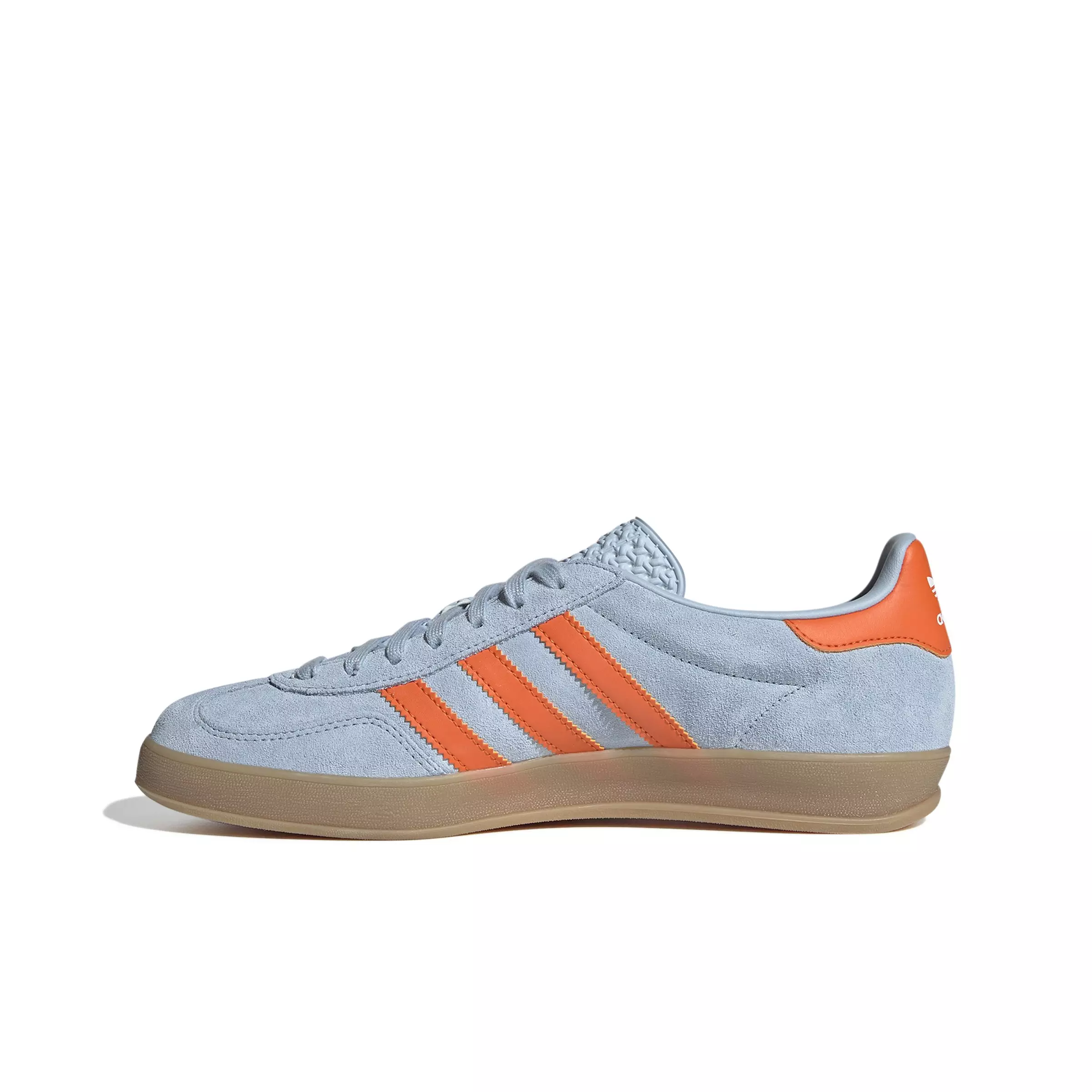 adidas Originals Gazelle "Wonder Blue/Orange/Ftwr White" Men's Shoe - BLUE/ORANGE/WHITE