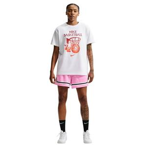 Nike Women's Crossover Dri-FIT 5" Basketball Shorts - Pink/Black - PINK/BLACK