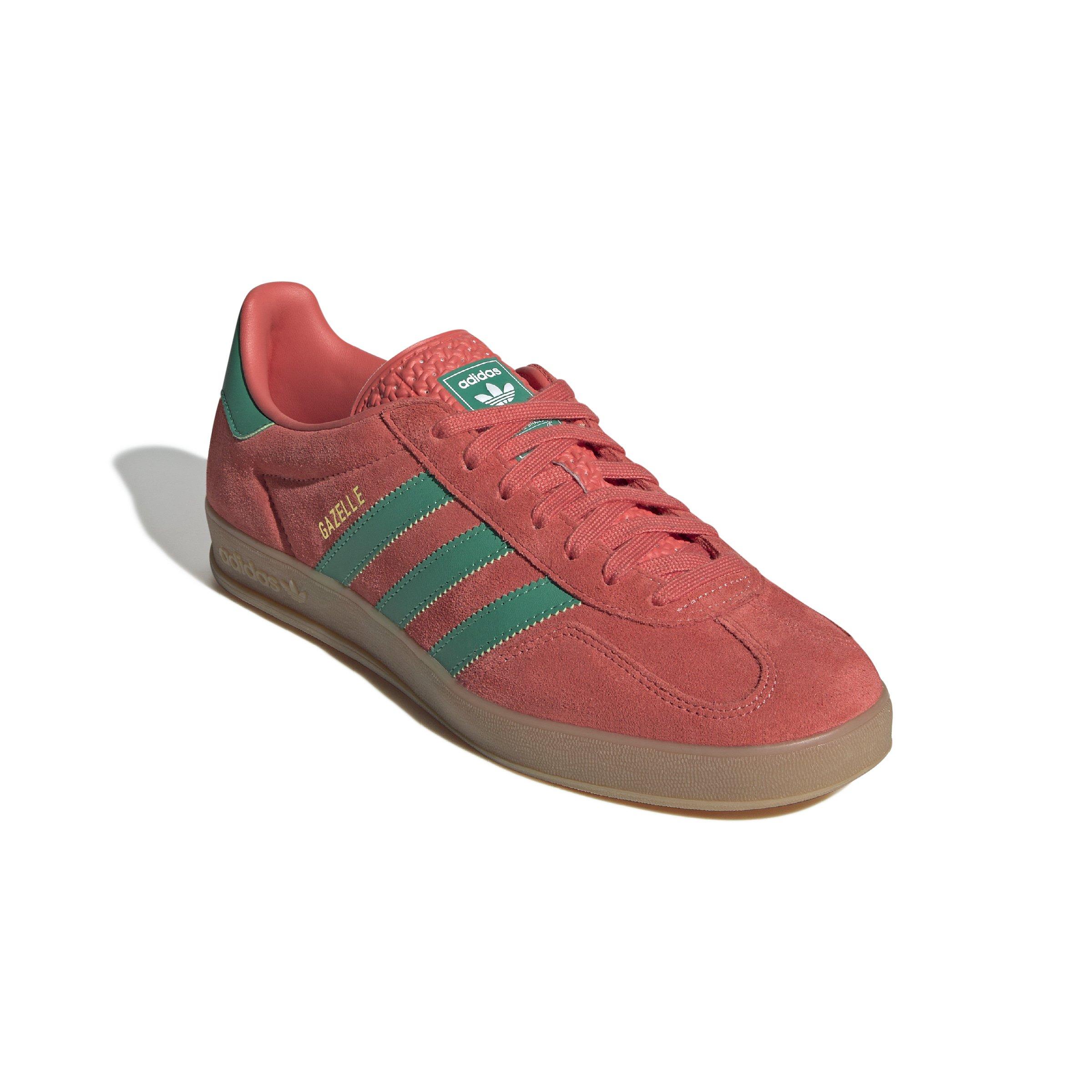 adidas Originals Gazelle "Preloved Scarlet/Court Green/Ftwr White" Men's Shoe - SCARLET/GREEN/WHITE Thumbnail View 3