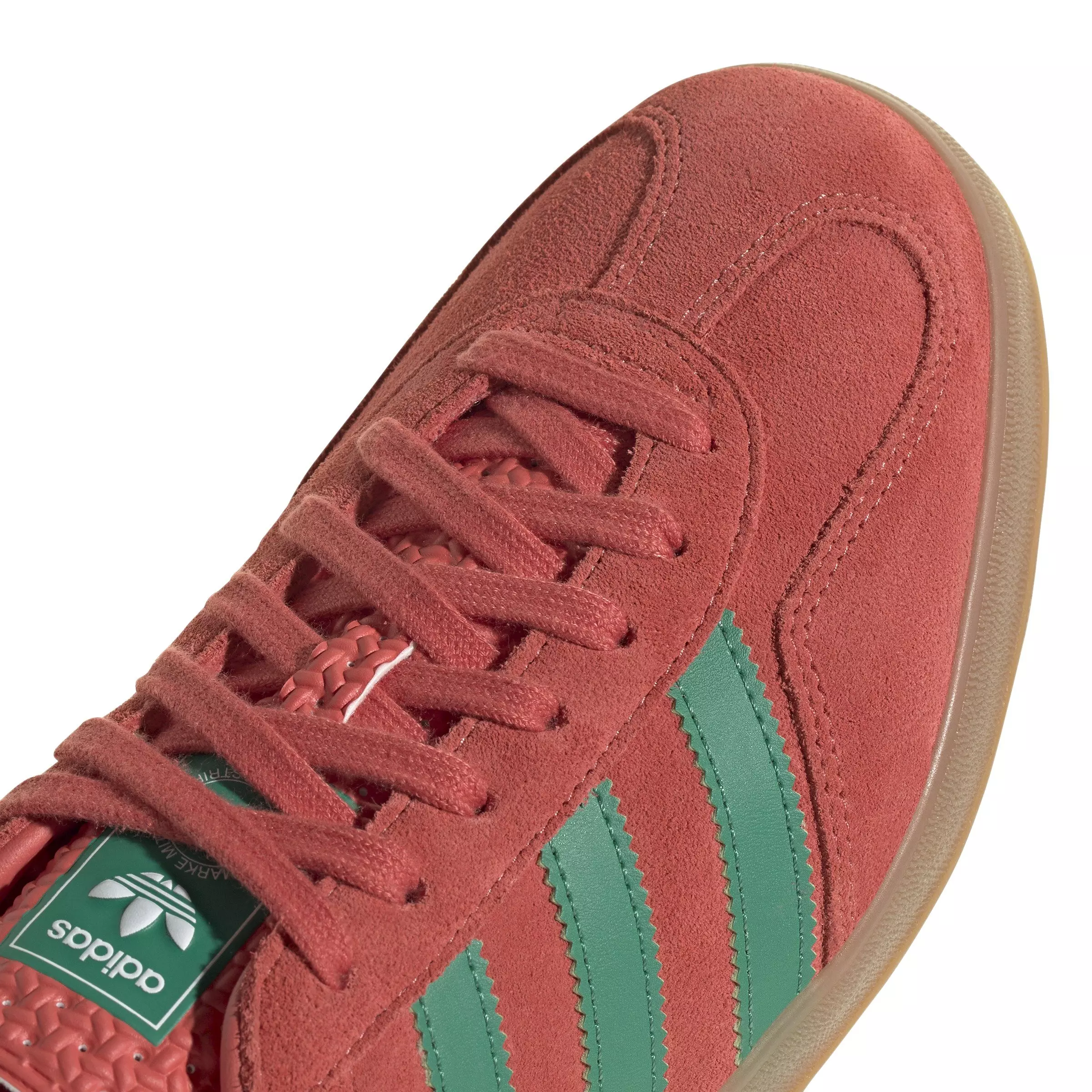 adidas Originals Gazelle "Preloved Scarlet/Court Green/Ftwr White" Men's Shoe - SCARLET/GREEN/WHITE