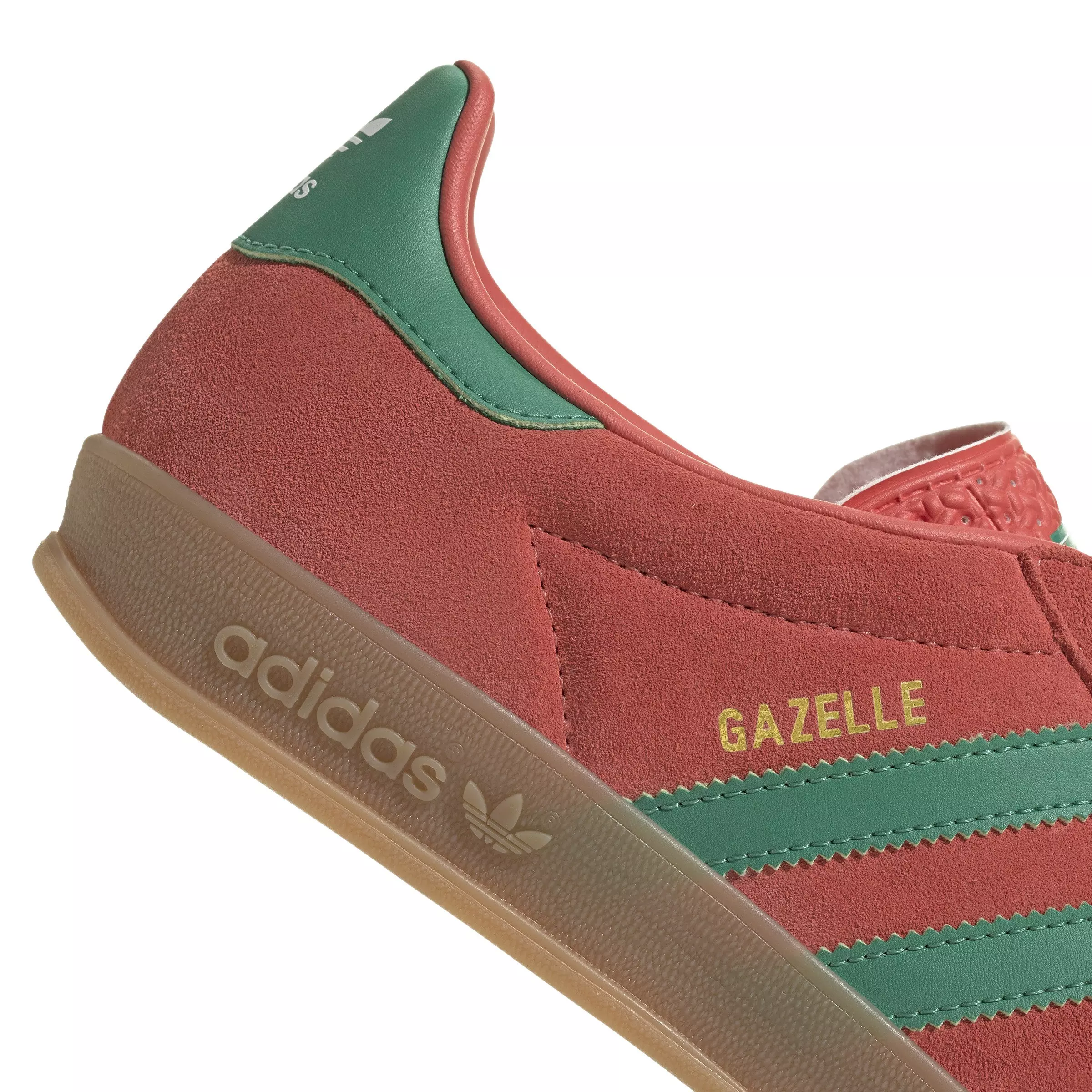 adidas Originals Gazelle "Preloved Scarlet/Court Green/Ftwr White" Men's Shoe - SCARLET/GREEN/WHITE