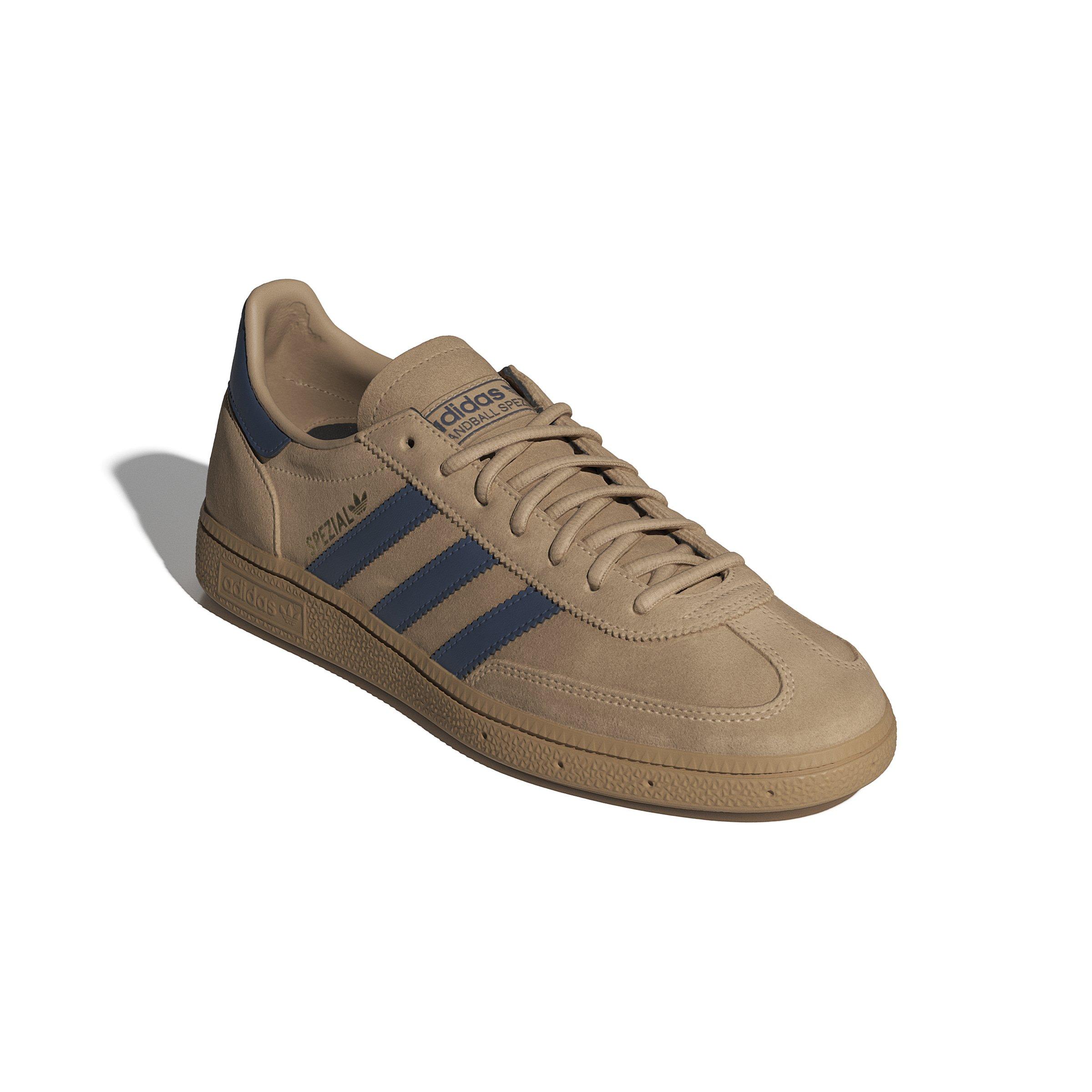adidas Originals Handball Spezial "Warm Sandstone/Preloved Ink/Gold Metallic" Men's Shoe - SANDSTONE/INK/GOLD Thumbnail View 3