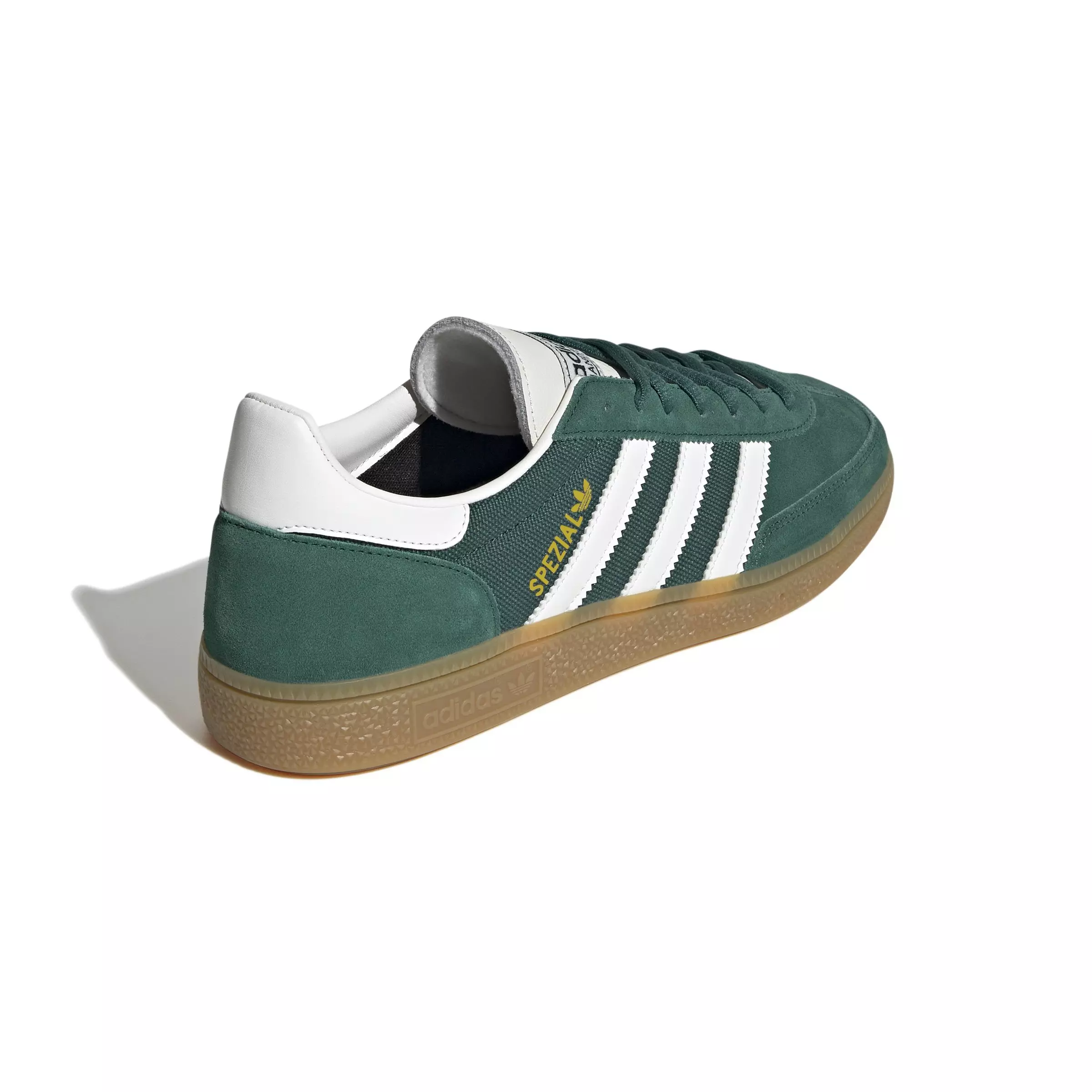 adidas Originals Handball Spezial "Collegiate Green/Cloud White/Chalk White" Men's Shoe - GREEN/WHITE/WHITE