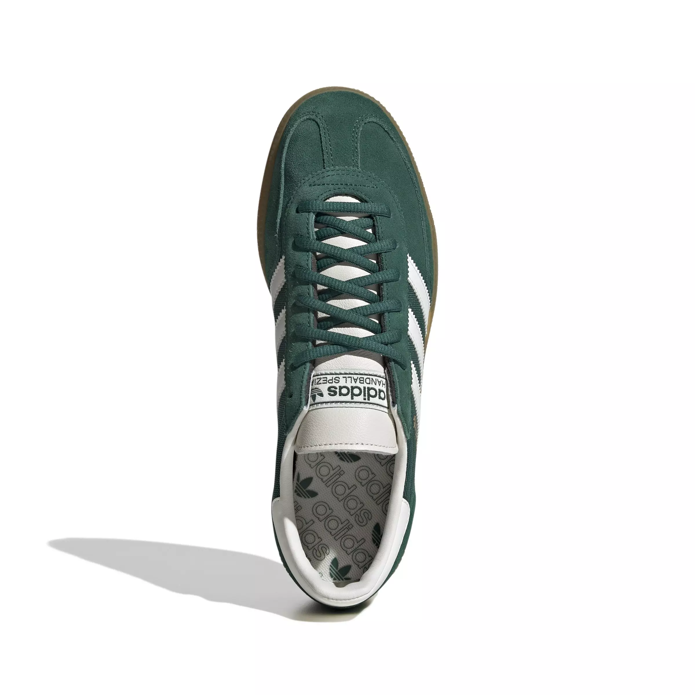 adidas Originals Handball Spezial "Collegiate Green/Cloud White/Chalk White" Men's Shoe - GREEN/WHITE/WHITE