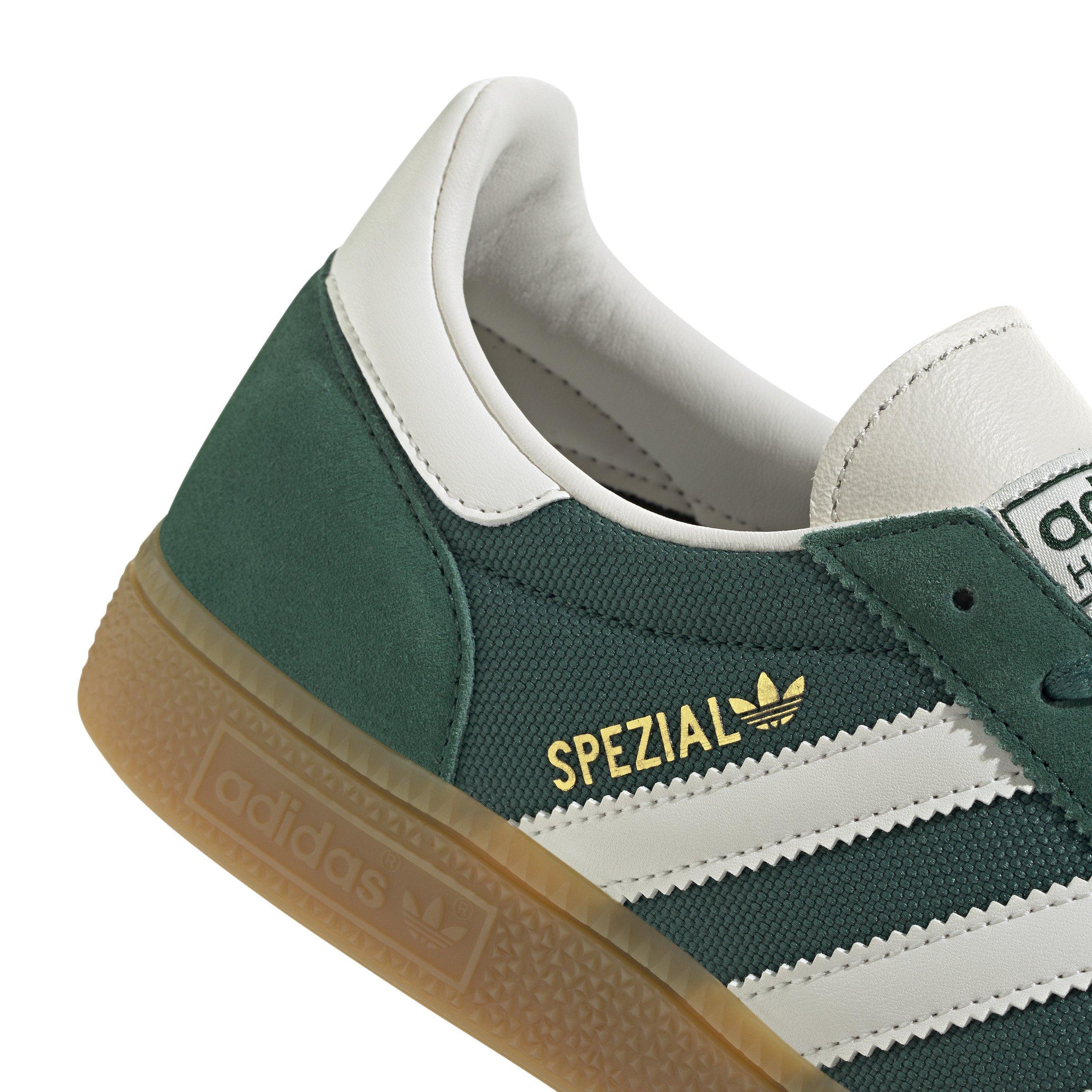 adidas Originals Handball Spezial "Collegiate Green/Cloud White/Chalk White" Men's Shoe - GREEN/WHITE/WHITE Thumbnail View 7