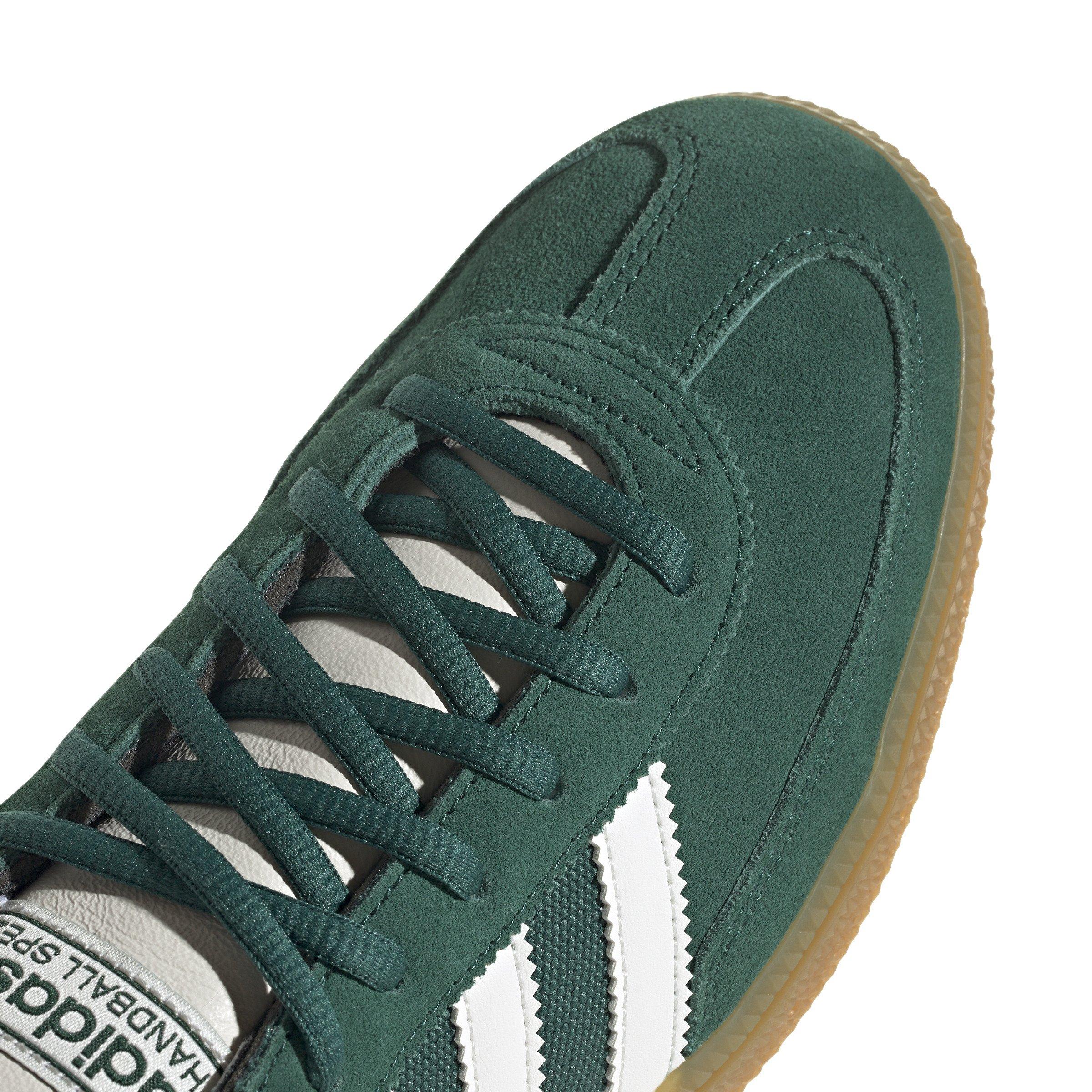 adidas Originals Handball Spezial "Collegiate Green/Cloud White/Chalk White" Men's Shoe - GREEN/WHITE/WHITE Thumbnail View 8