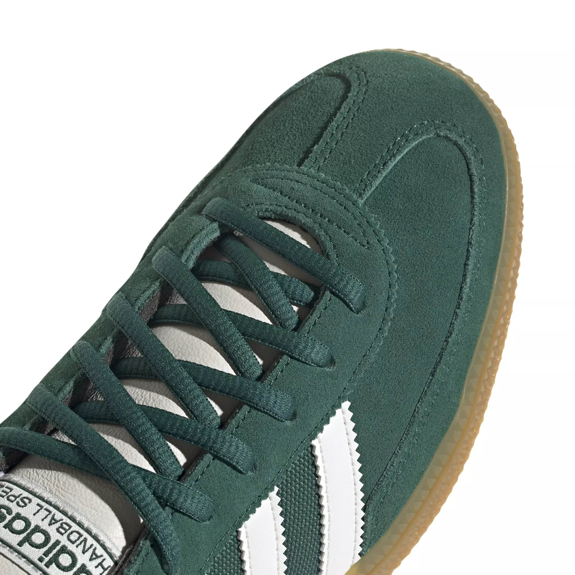adidas Originals Handball Spezial "Collegiate Green/Cloud White/Chalk White" Men's Shoe - GREEN/WHITE/WHITE