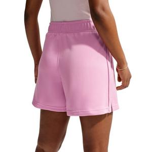 Nike Women's Sportswear Mid-Rise Poly-Knit Track Shorts - Pink - PINK