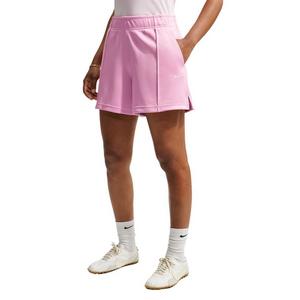 Nike Women's Sportswear Mid-Rise Poly-Knit Track Shorts - Pink - PINK