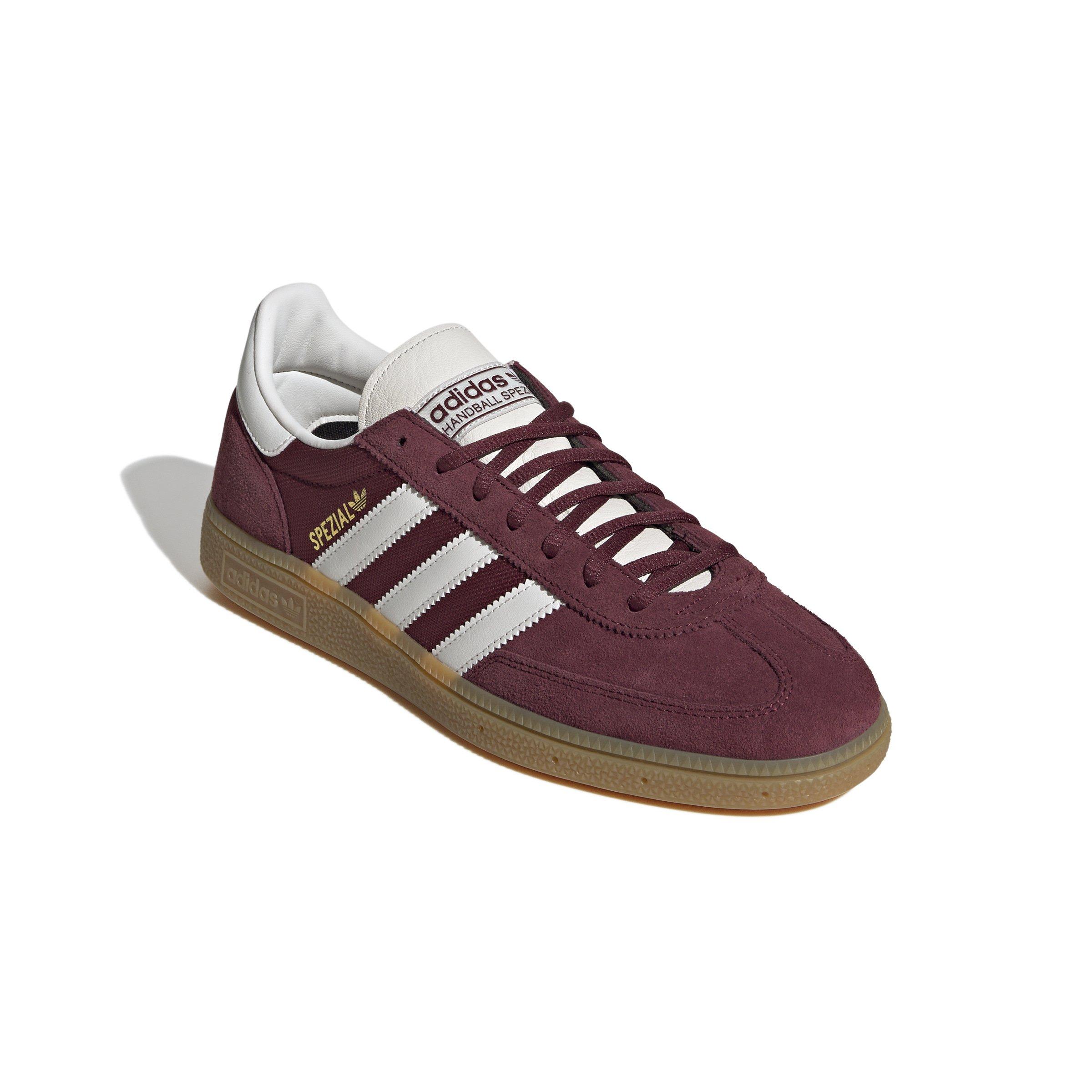 adidas Originals Handball Spezial "Shadow Red/Cloud White/Chalk White" Men's Shoe - RED/WHITE/WHITE Thumbnail View 3