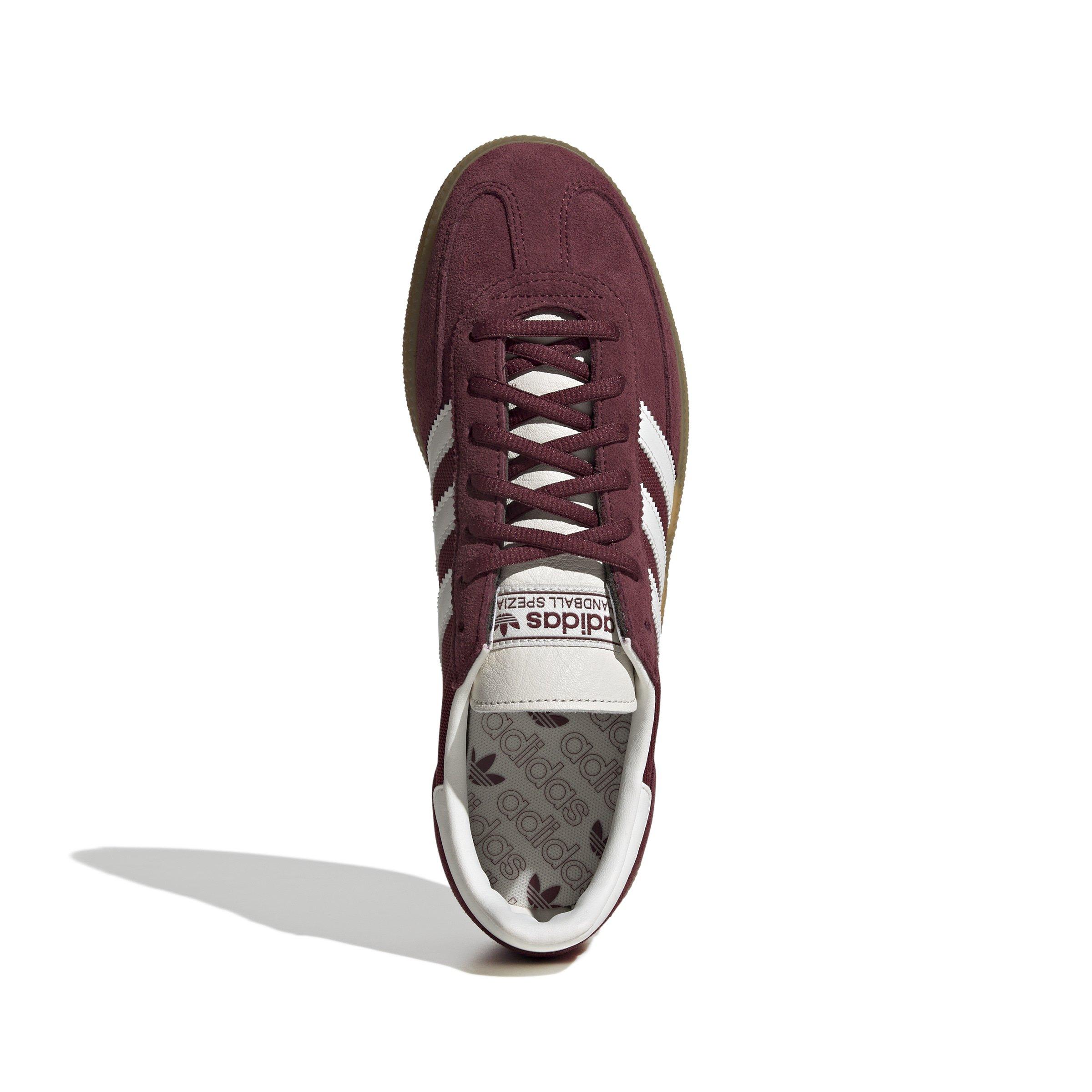 adidas Originals Handball Spezial "Shadow Red/Cloud White/Chalk White" Men's Shoe - RED/WHITE/WHITE Thumbnail View 5