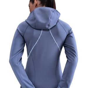 Nike Women's Universa Dri-FIT Slim Hooded Long-Sleeve Top -Indigo