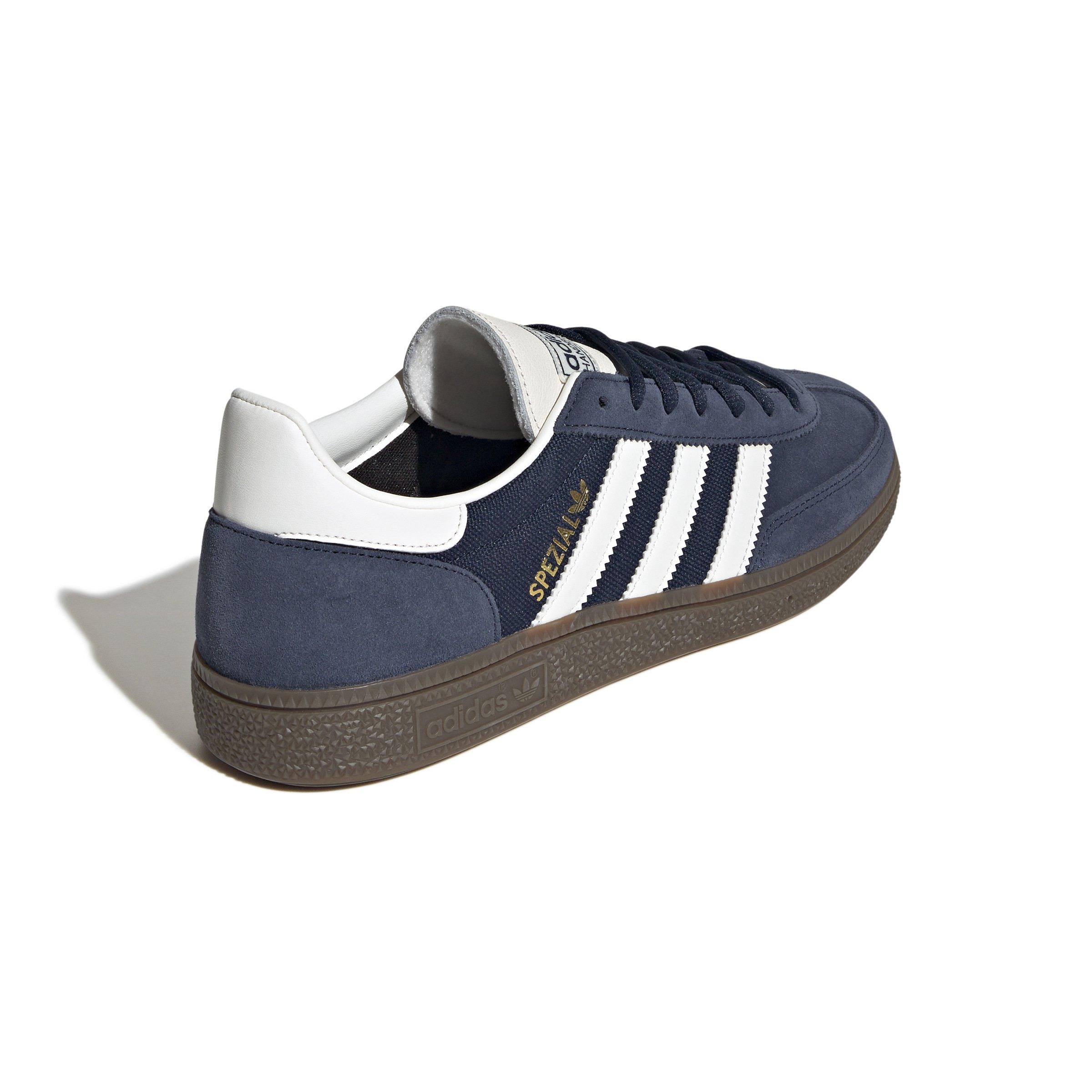 adidas Originals Handball Spezial "Night Indigo/Cloud White/Chalk White" Men's Shoe - INDIGO/WHITE/WHITE Thumbnail View 4