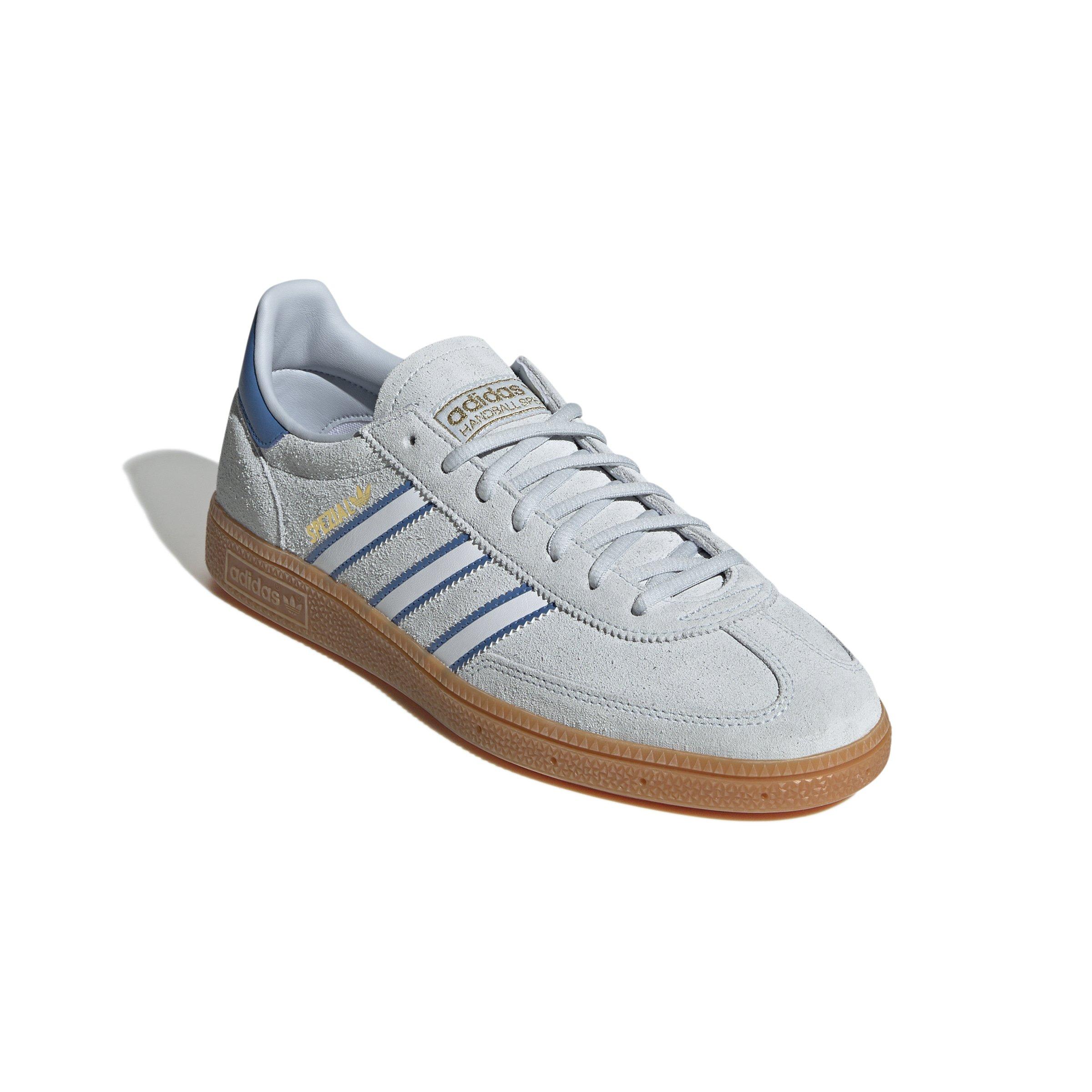 adidas Originals Handball Spezial "Halo Blue/Ftwr White/Focus Blue" Men's Shoe - BLUE/WHITE/BLUE Thumbnail View 3
