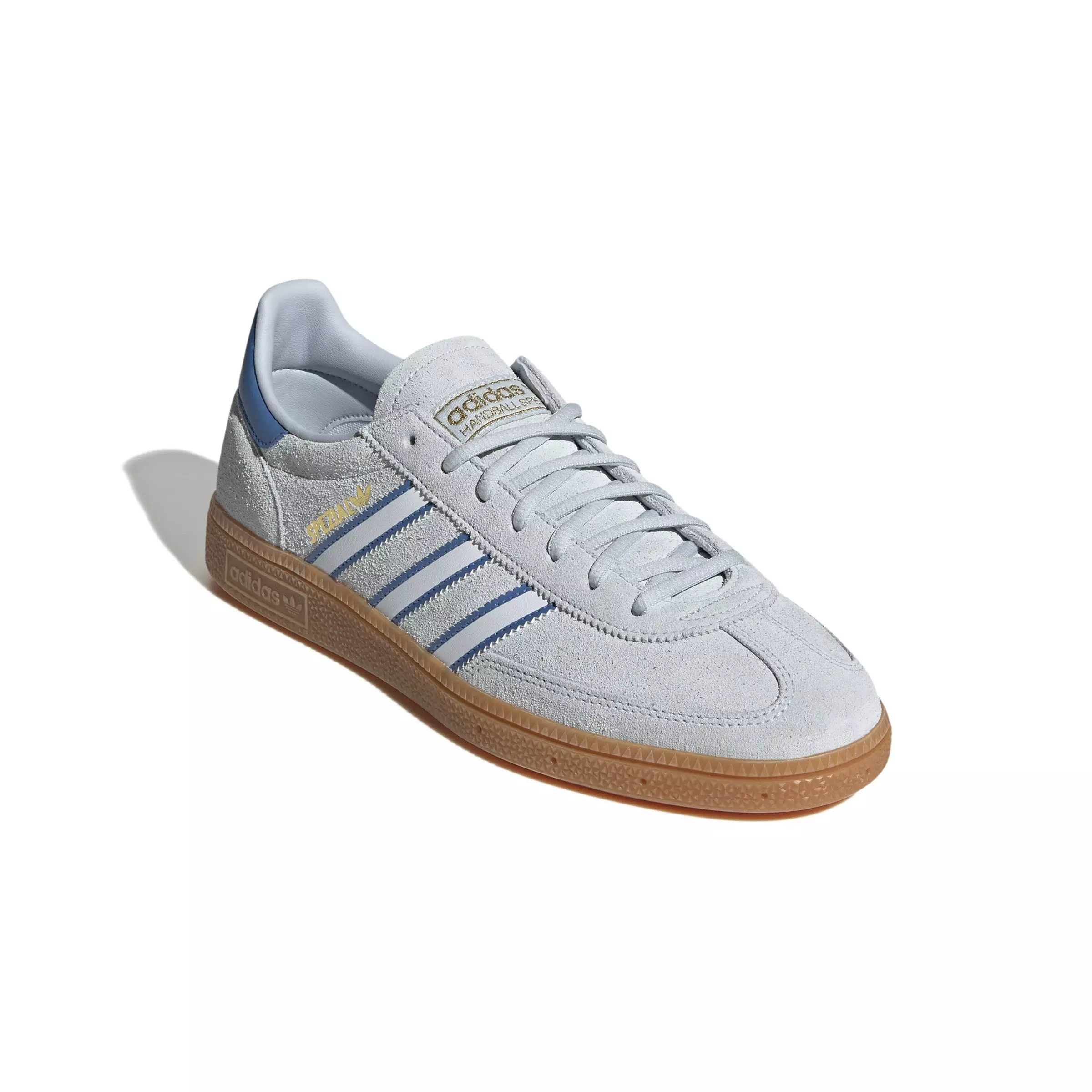 adidas Originals Handball Spezial "Halo Blue/Ftwr White/Focus Blue" Men's Shoe - BLUE/WHITE/BLUE