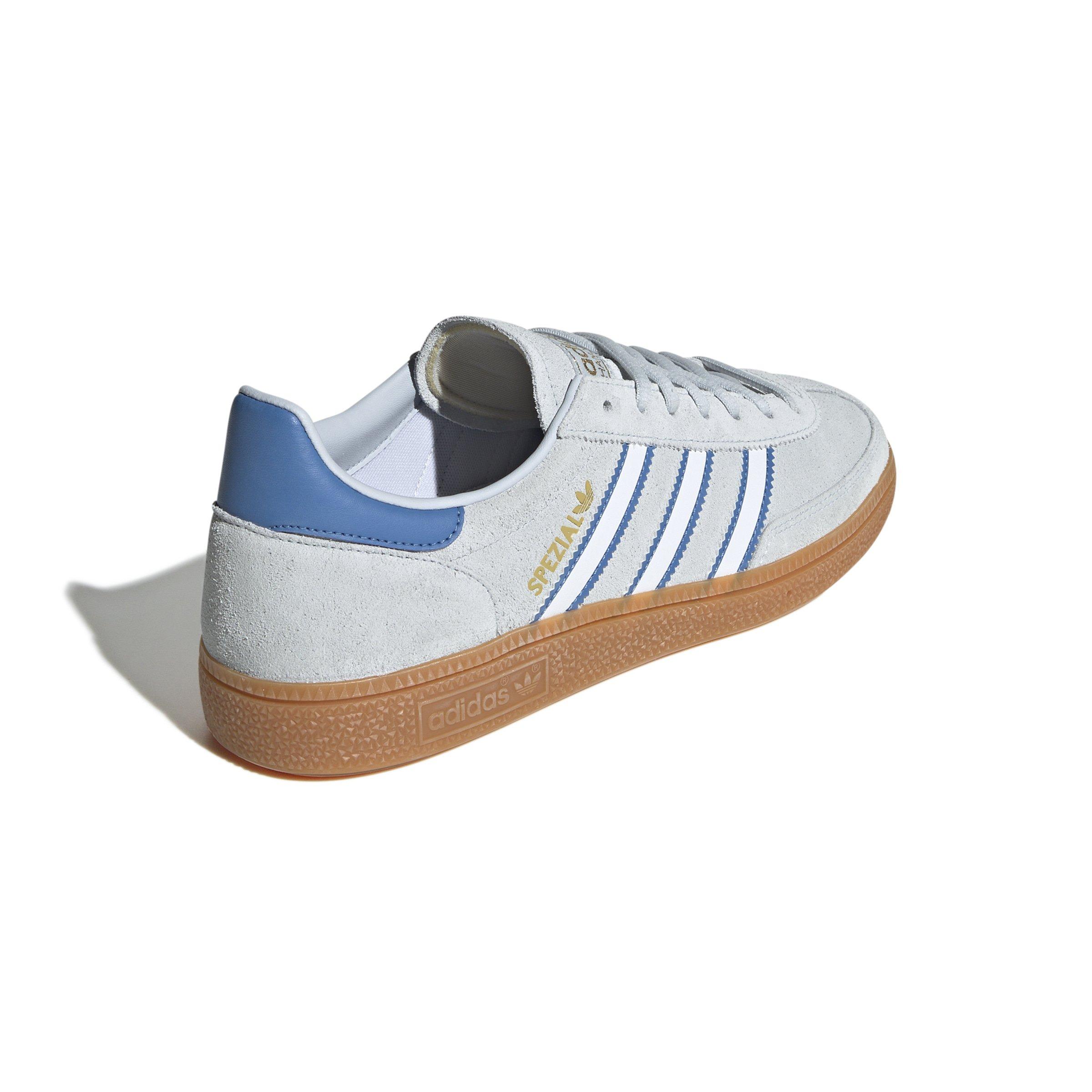 adidas Originals Handball Spezial "Halo Blue/Ftwr White/Focus Blue" Men's Shoe - BLUE/WHITE/BLUE Thumbnail View 4