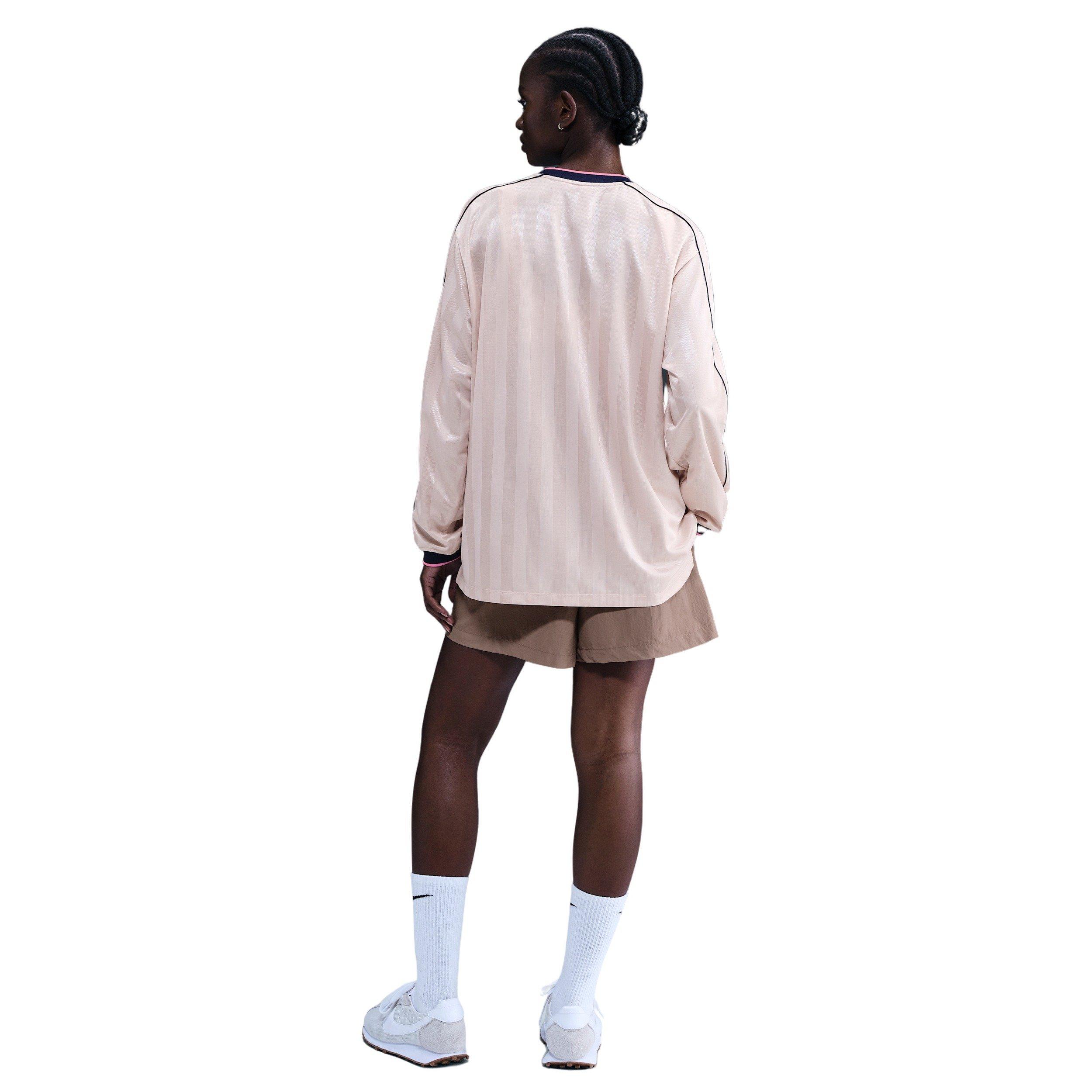Nike Women's Sportswear Long-Sleeve Jersey Top - Lt Pink - LT PINK Thumbnail View 5